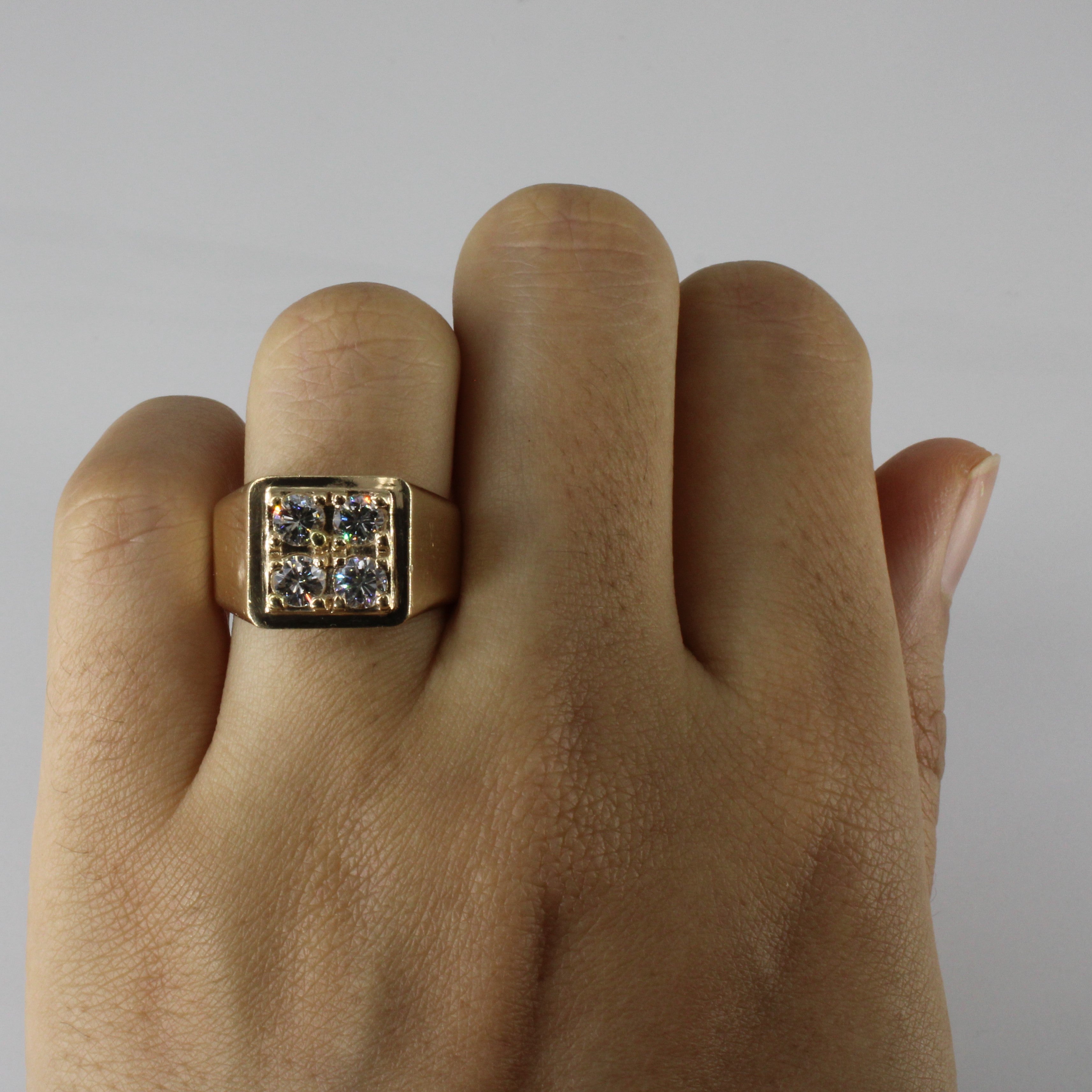 Four Stone Diamond Ring | 0.88ctw | SZ 7.25 |