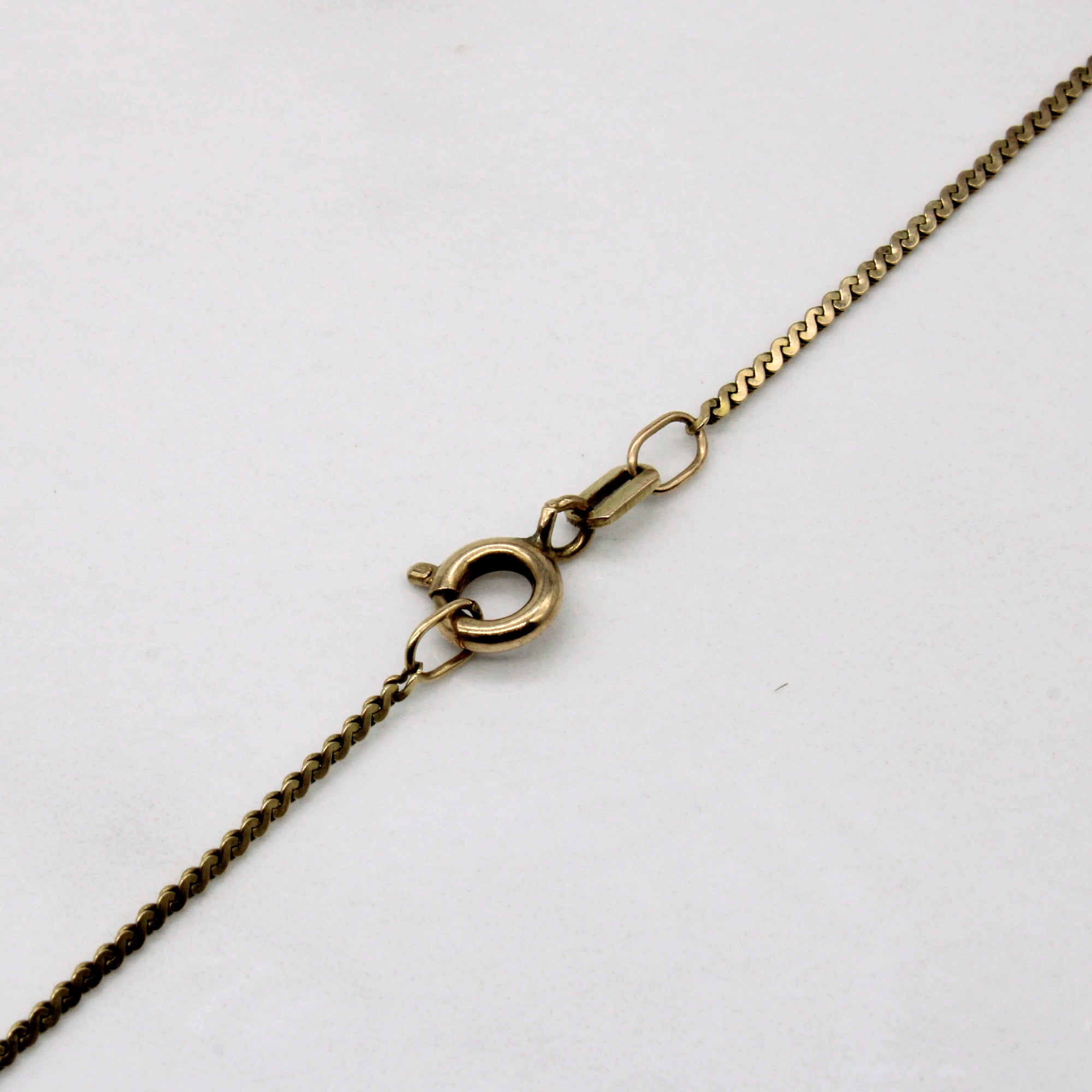 10k Yellow Gold S Link Chain | 17