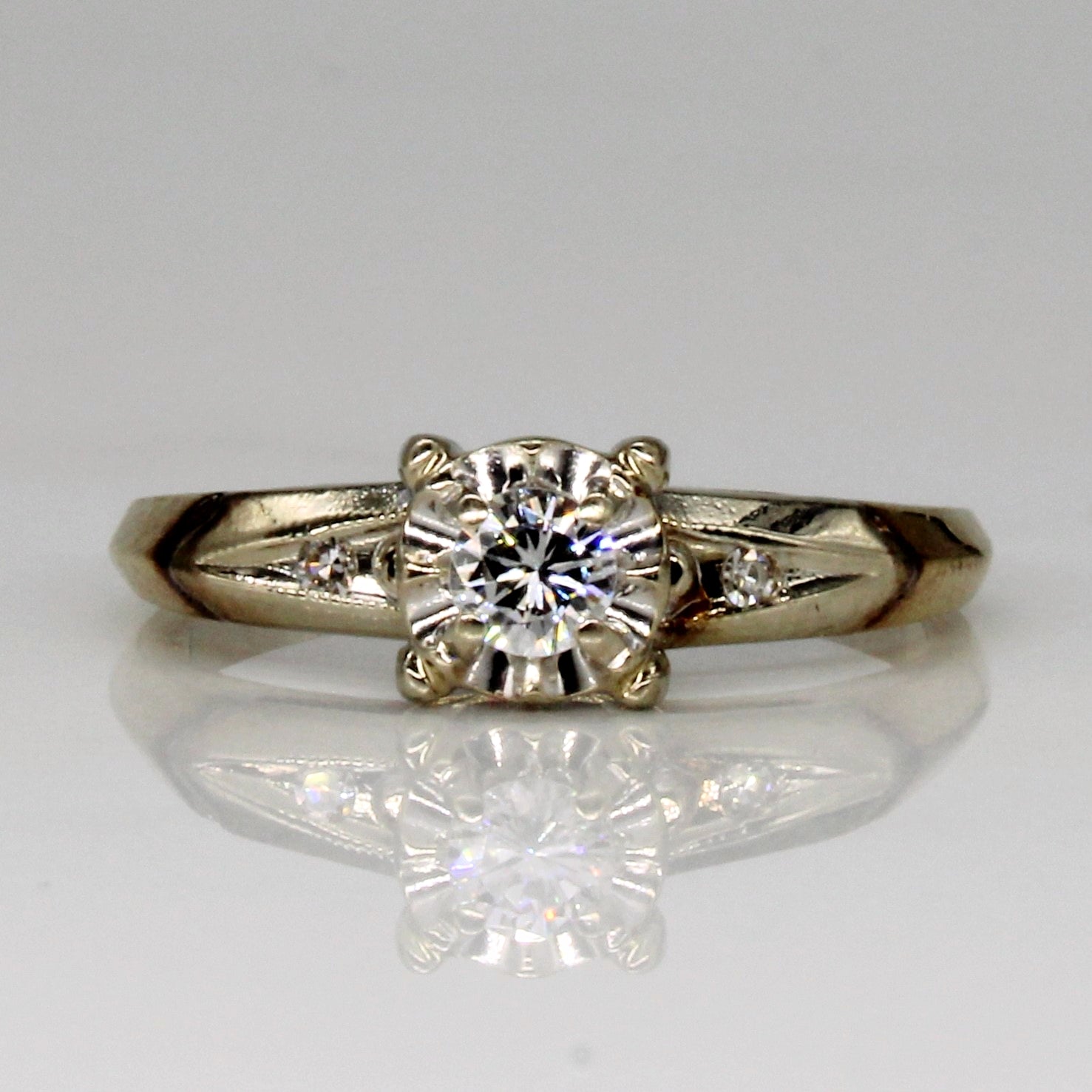 Diamond Three Stone Ring | 0.16ctw | SZ 5.75 |