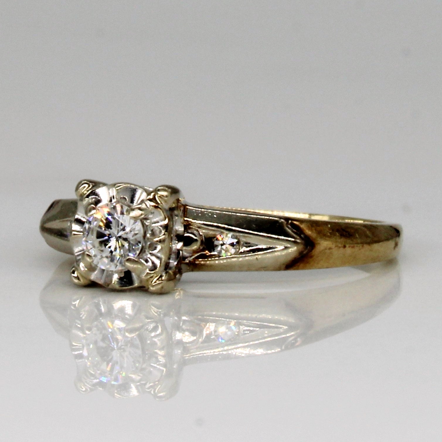 Diamond Three Stone Ring | 0.16ctw | SZ 5.75 |