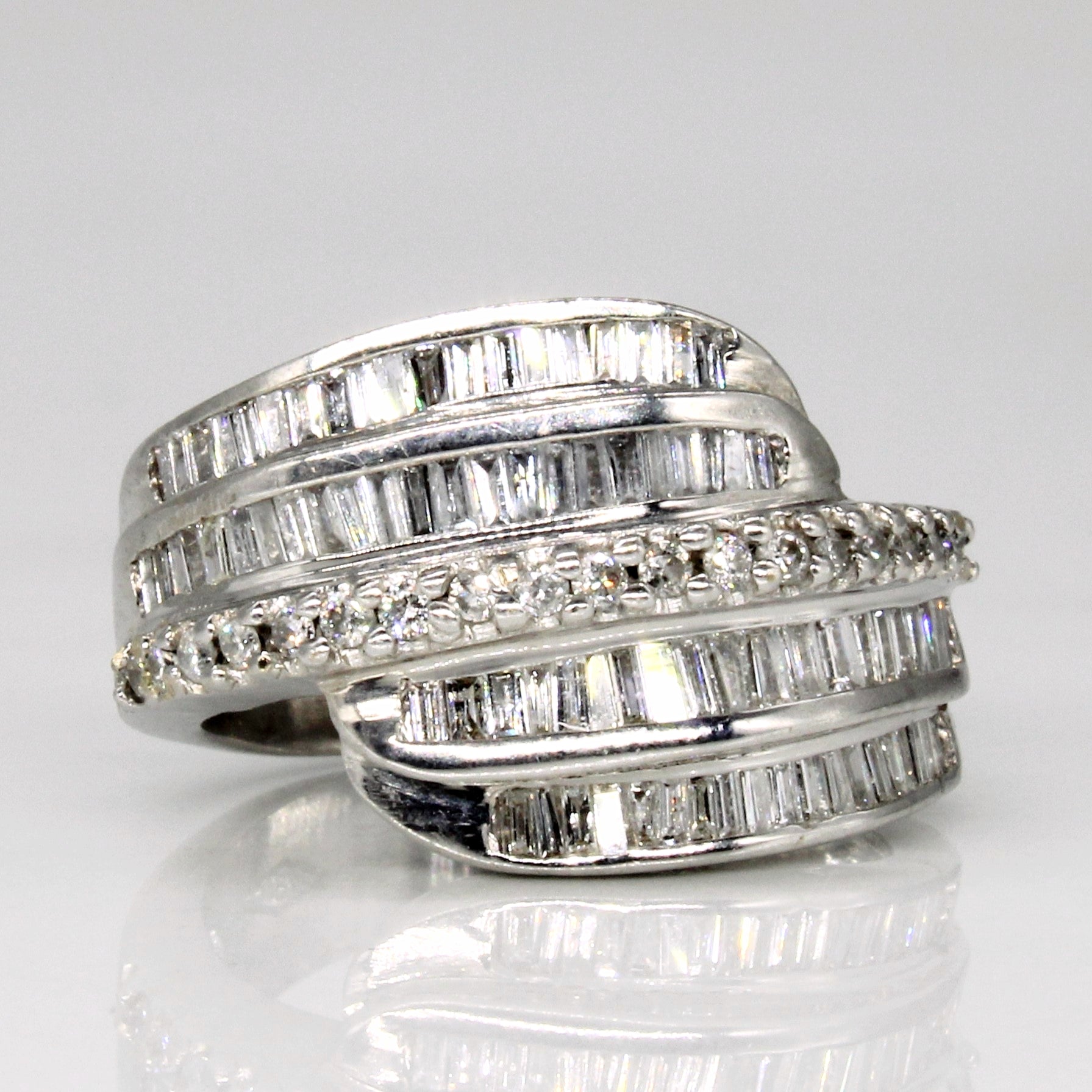 Diamond Waterfall Ring | 0.50ctw | SZ 4.5 |