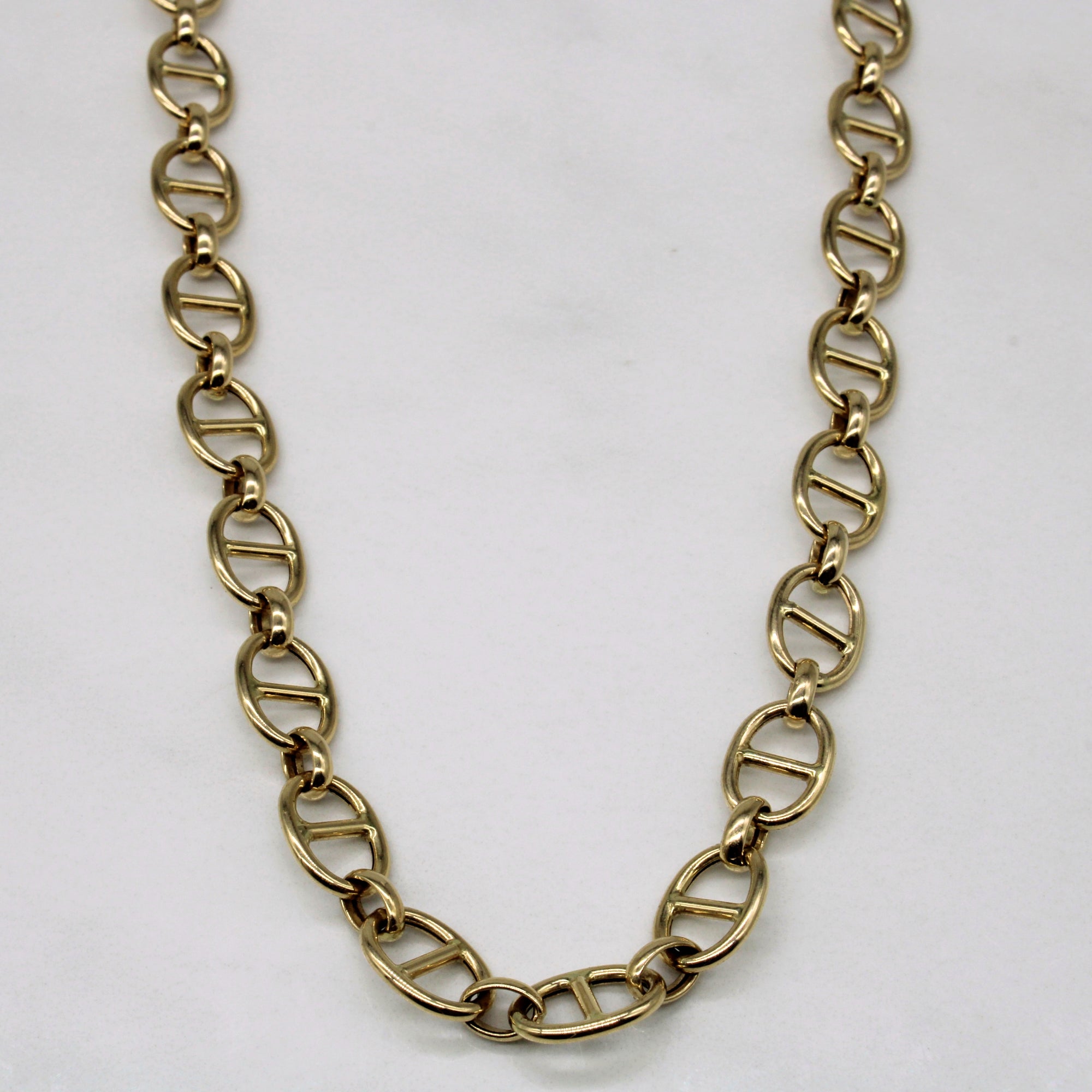 14k Yellow Gold Anchor Link Chain | 18