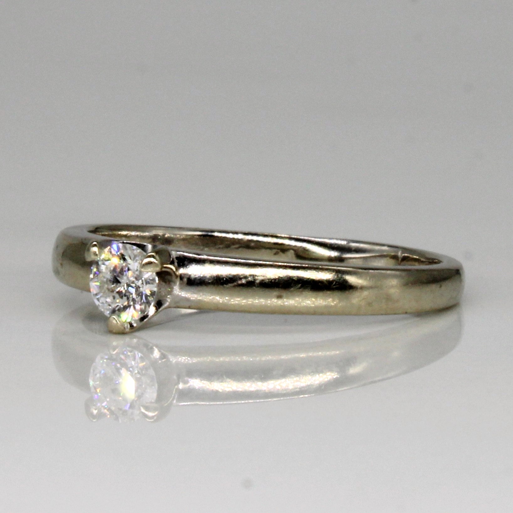 Solitaire Set Diamond Ring | 0.20ct | SZ 8 |