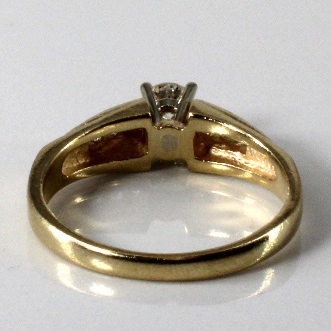Solitaire with Accents Diamond Ring | 0.47ctw | SZ 8 |