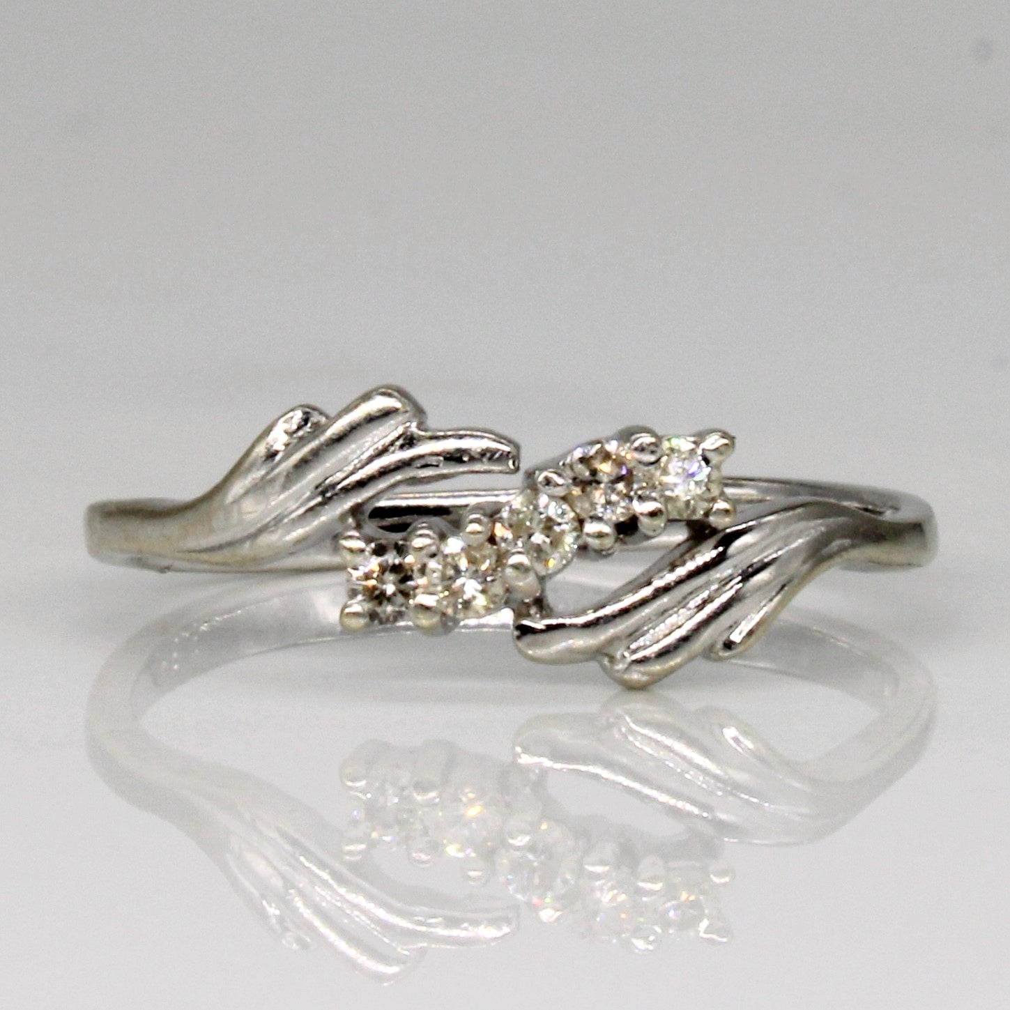 Diamond Waterfall Ring | 0.10ctw | SZ 5.75 |