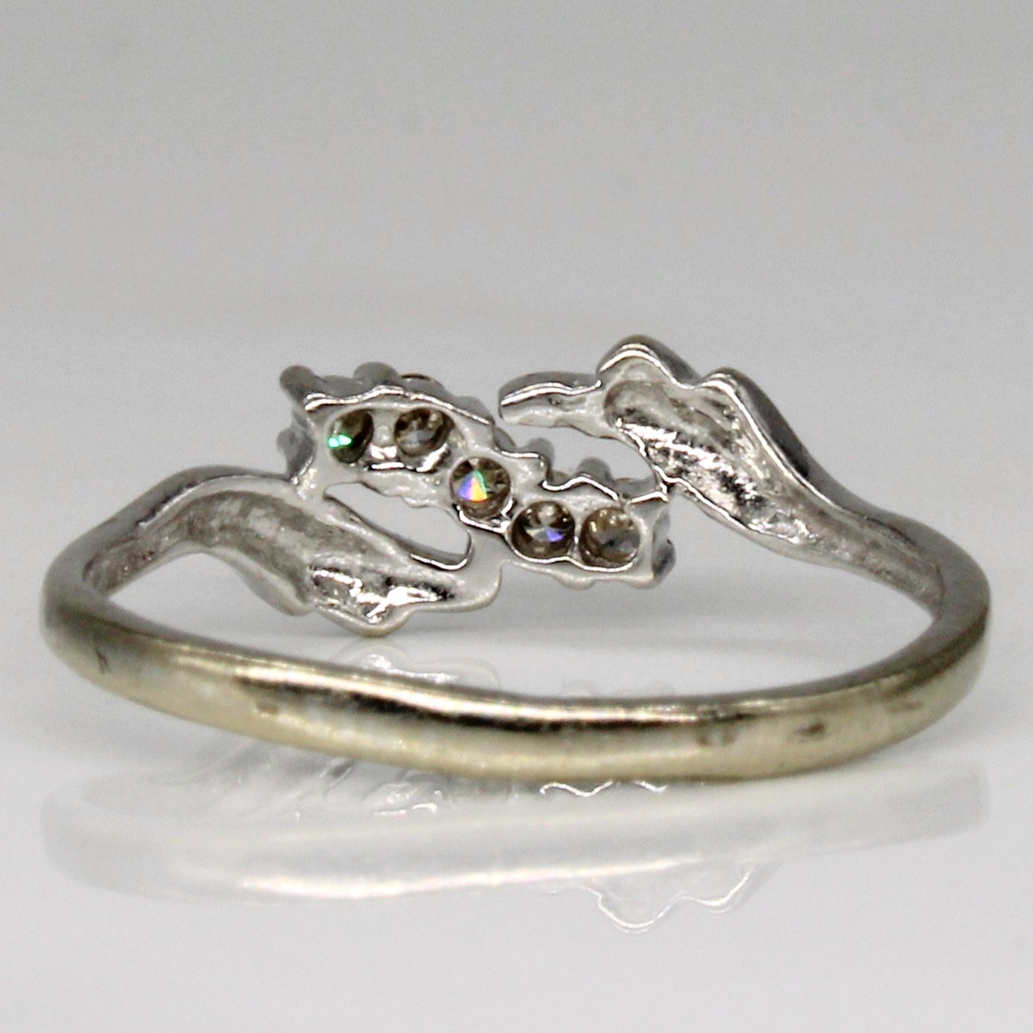 Diamond Waterfall Ring | 0.10ctw | SZ 5.75 |