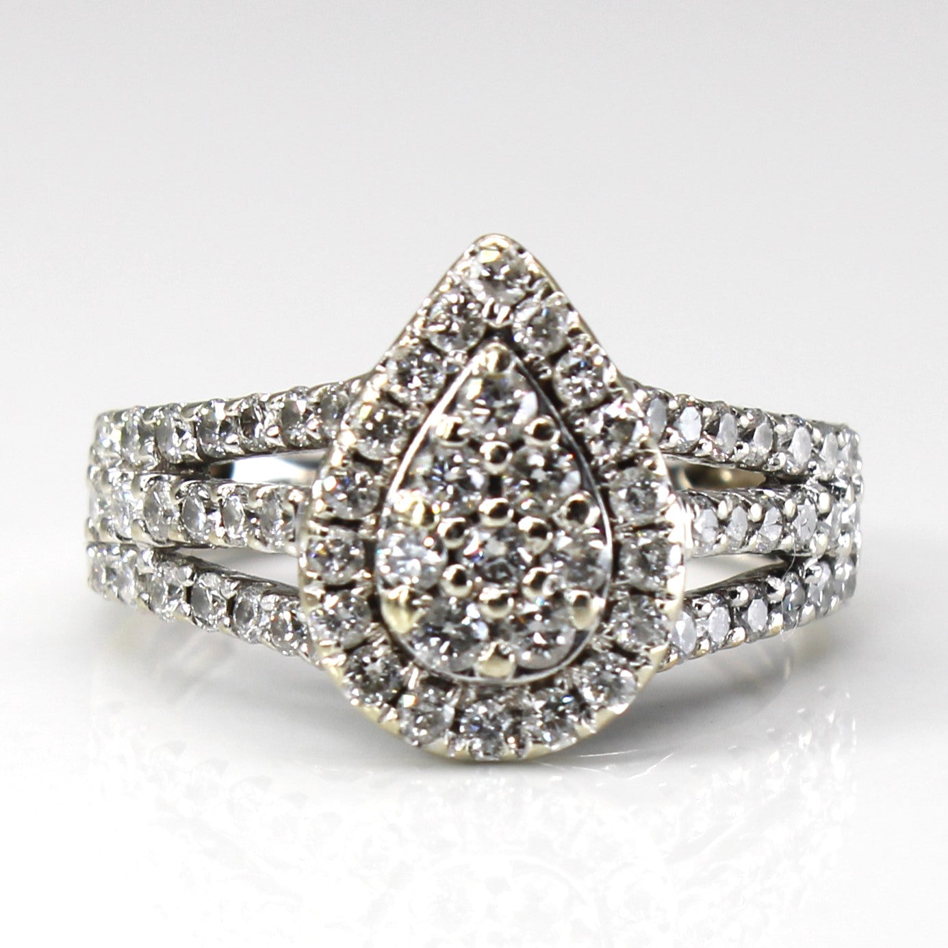 Cluster Diamond Cocktail Ring | 0.78ctw | SZ 5.25 |