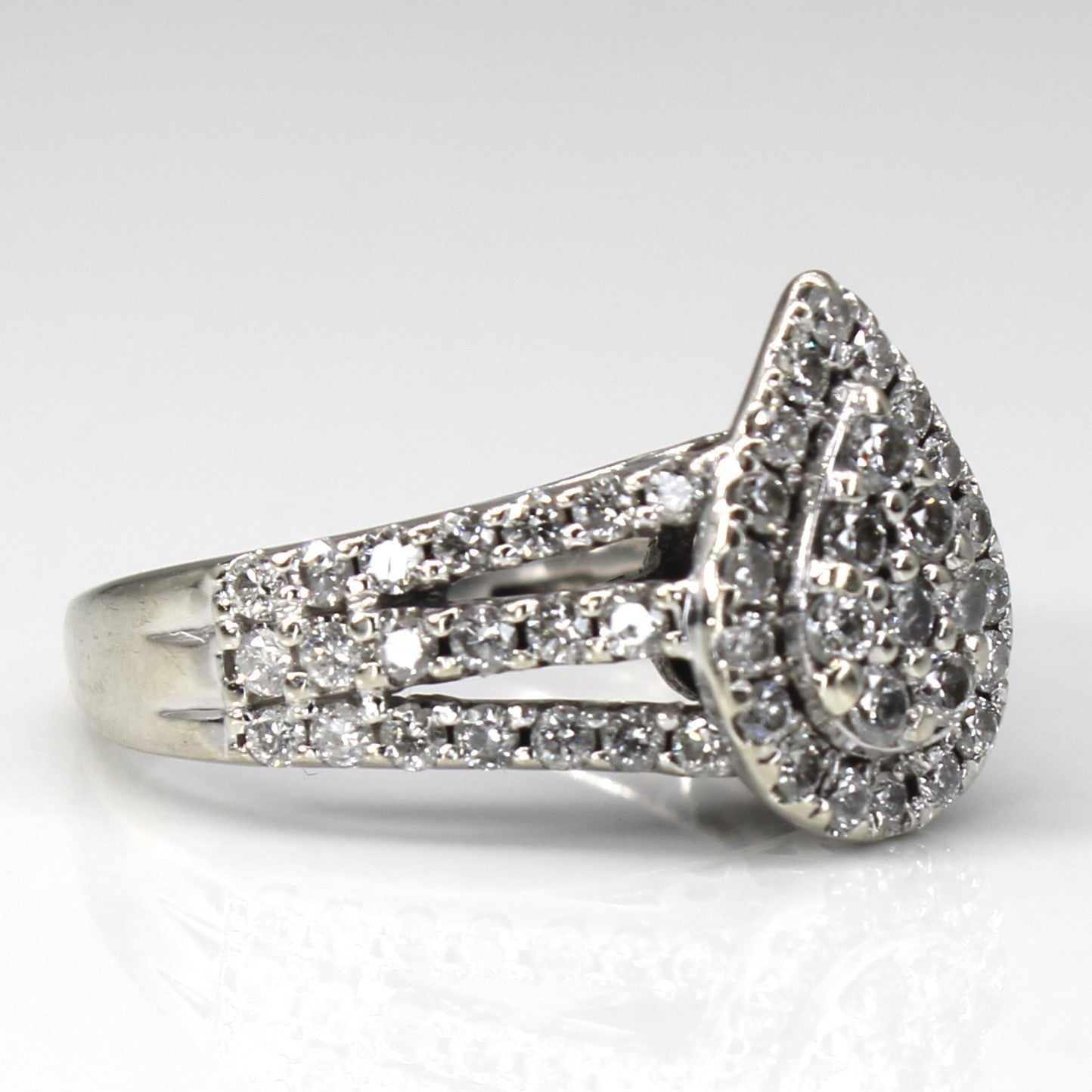 Cluster Diamond Cocktail Ring | 0.78ctw | SZ 5.25 |