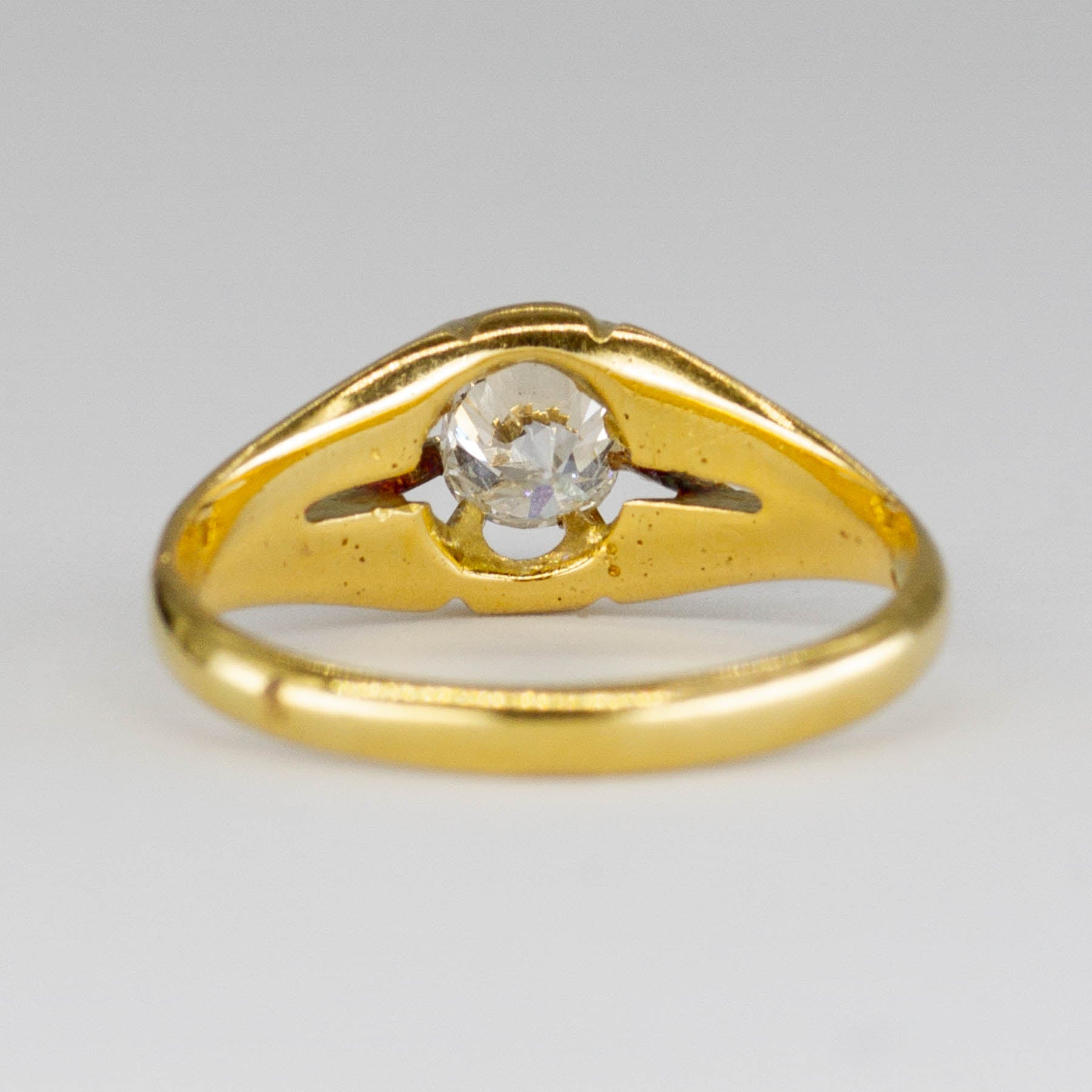 Old Mine Cut Diamond Ring | 0.37ct | SZ 4.75 |