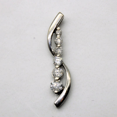 Diamond Twist Pendant | 0.42ctw |