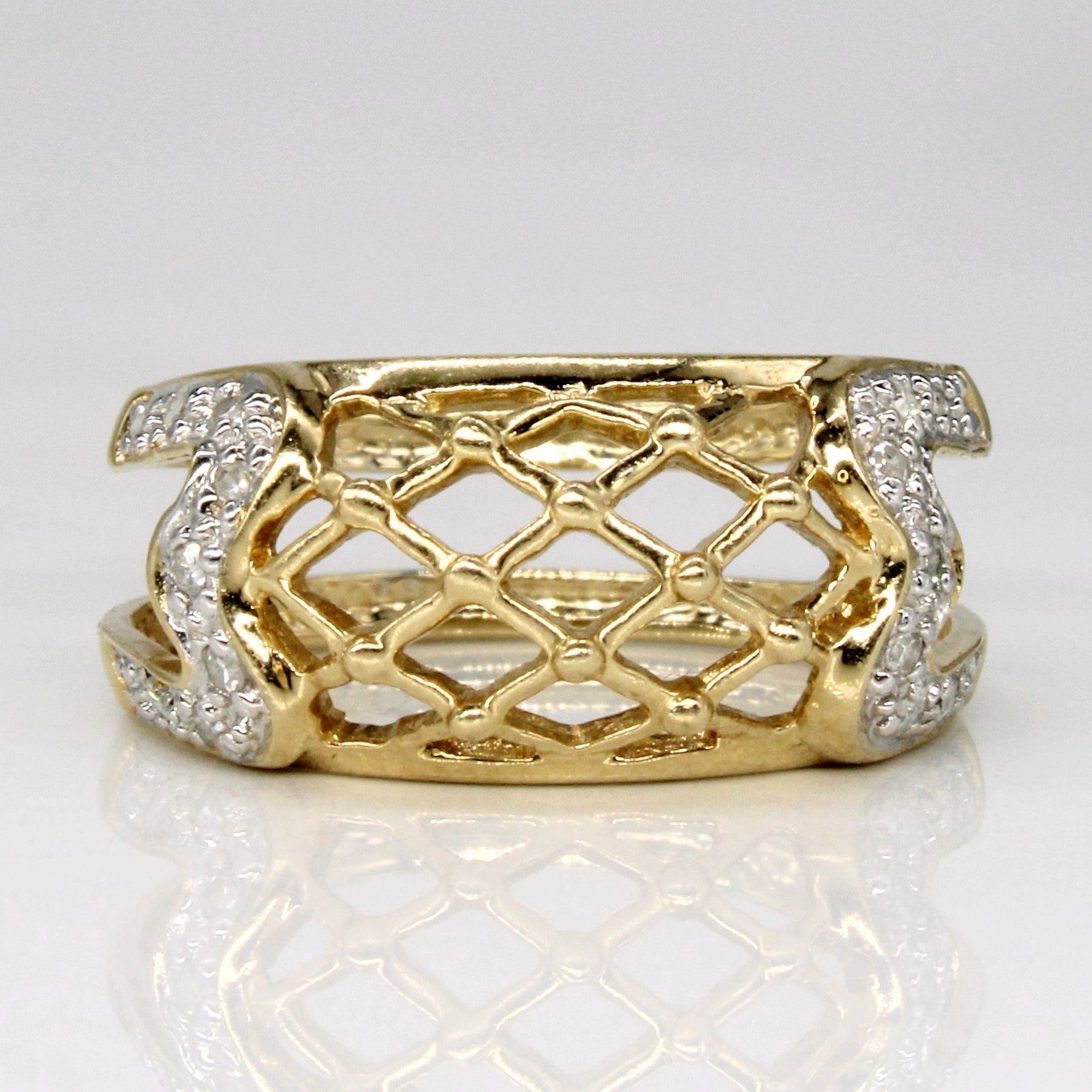 Diamond Lattice Ring | 0.09ctw | SZ 6.25 |