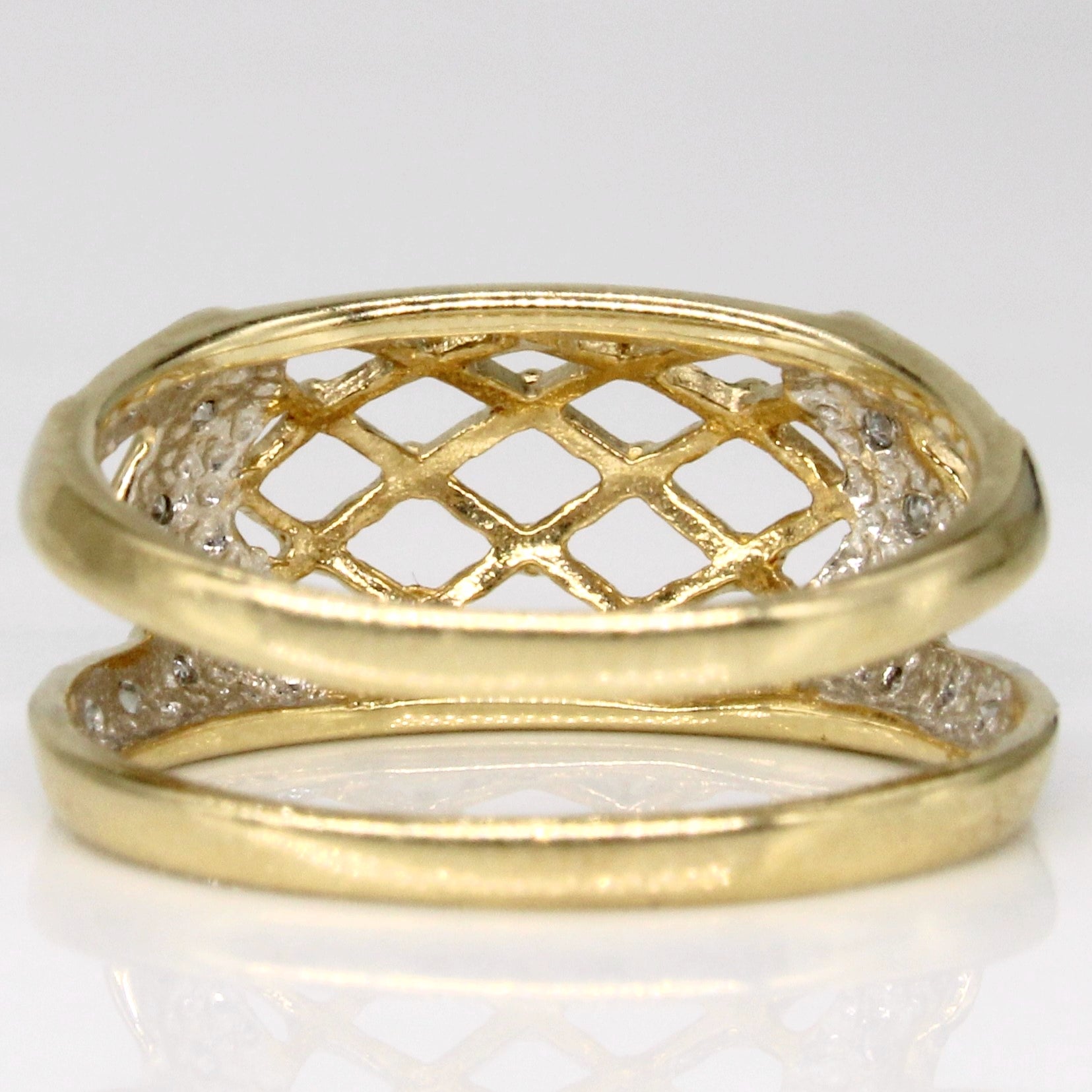 Diamond Lattice Ring | 0.09ctw | SZ 6.25 |