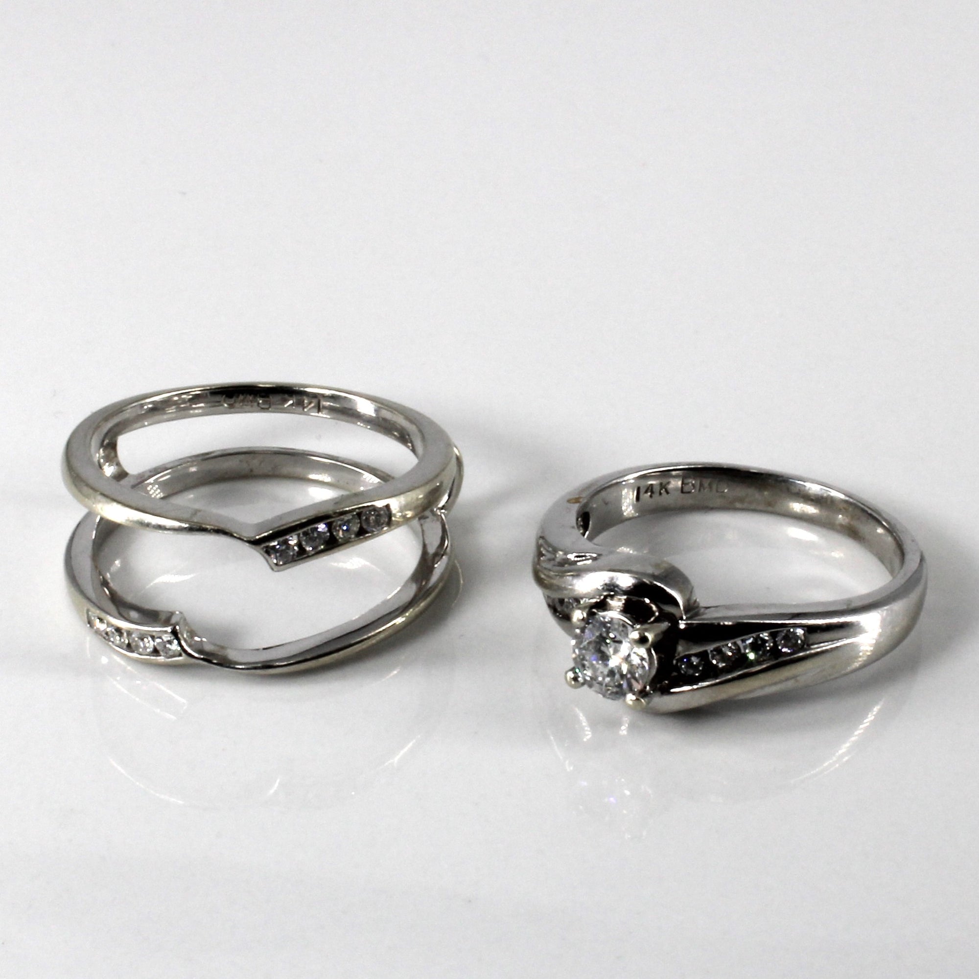Channel Set Diamond Soldered Fitting Ring | 0.62ctw | SZ 7 |