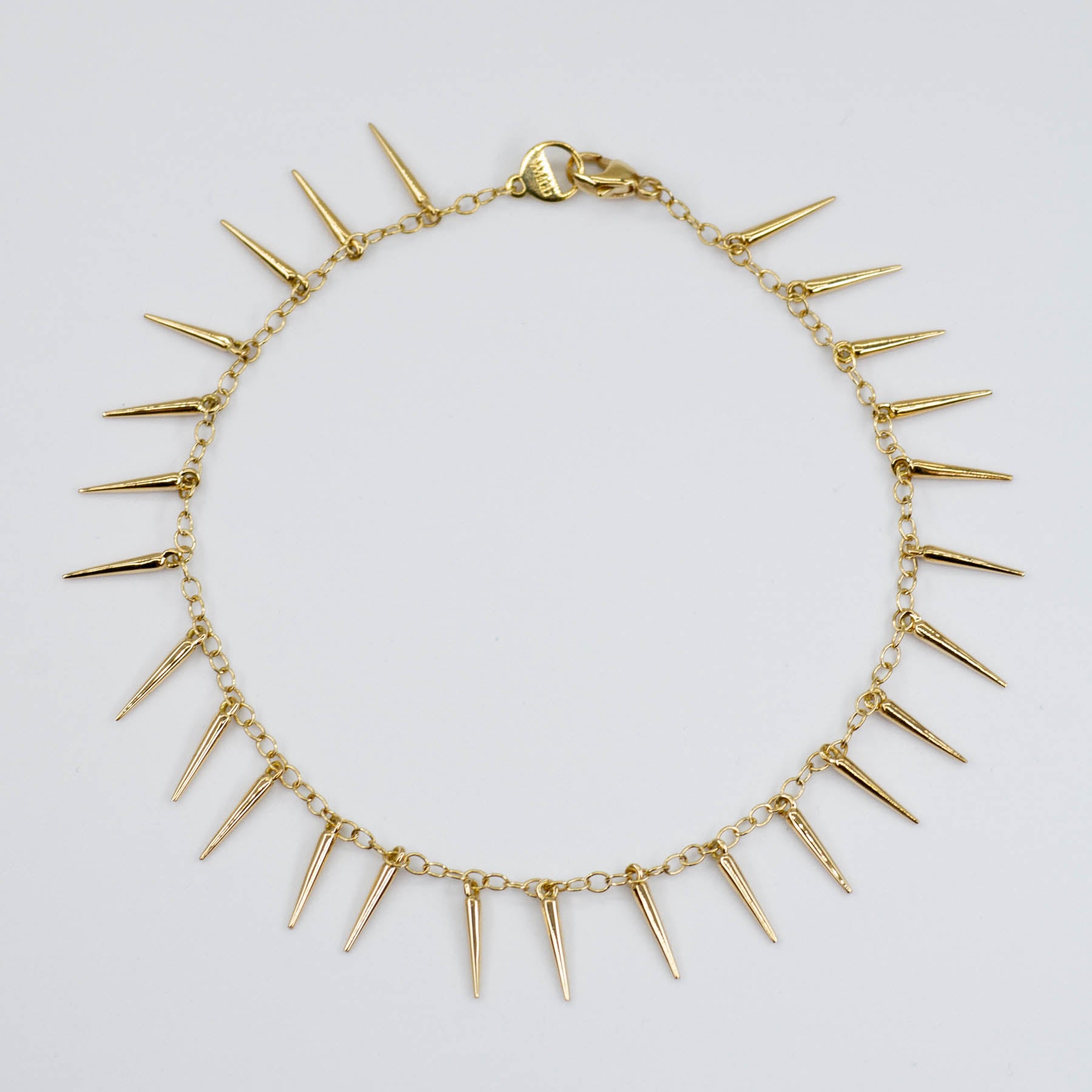 Rachel Weld 18k Yellow Gold Fringe Bracelet | 7"