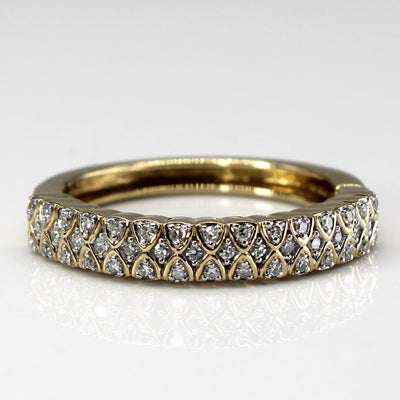 Cluster Diamond Gold Ring | 0.23ctw | SZ 8.75 |