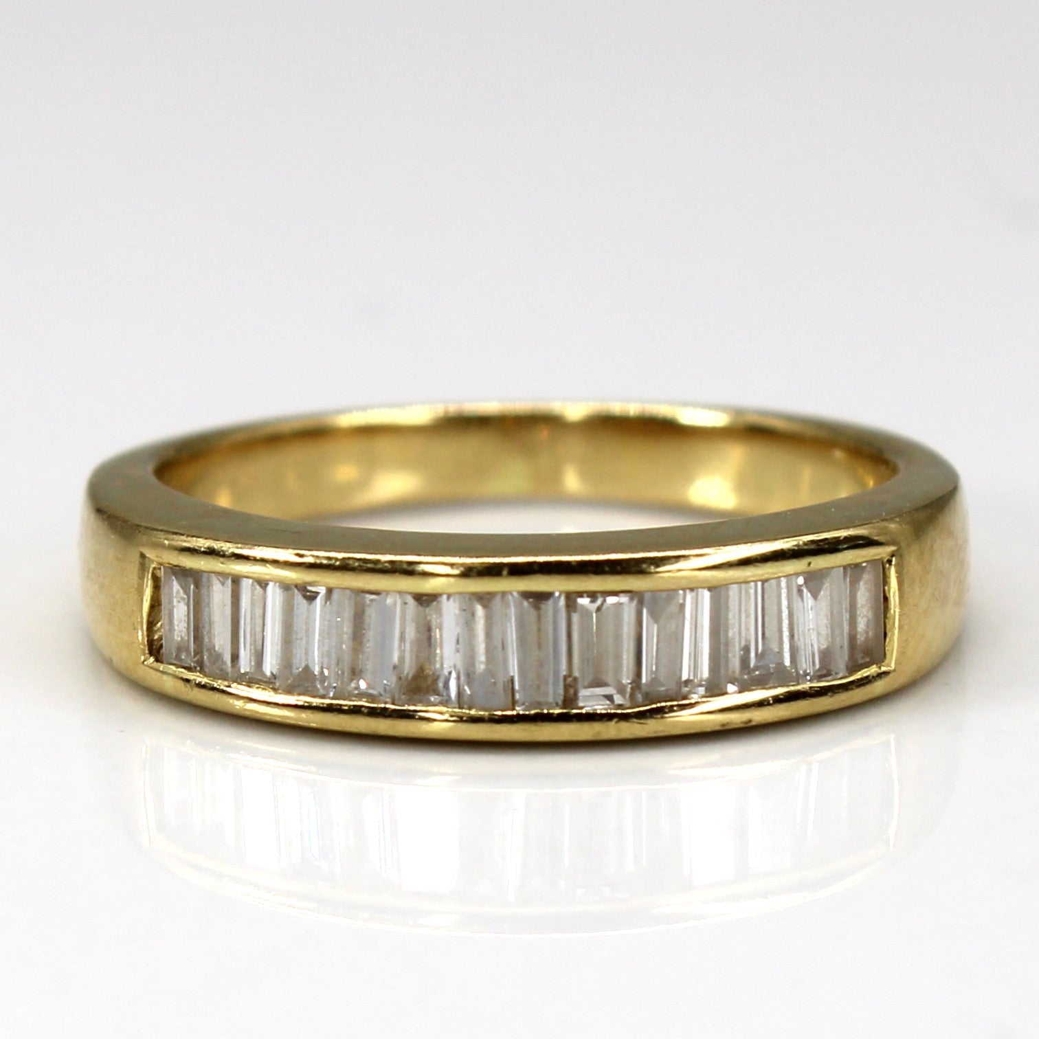 Baguette Diamond Channel Set Band | 0.42ctw | SZ 5.25 |