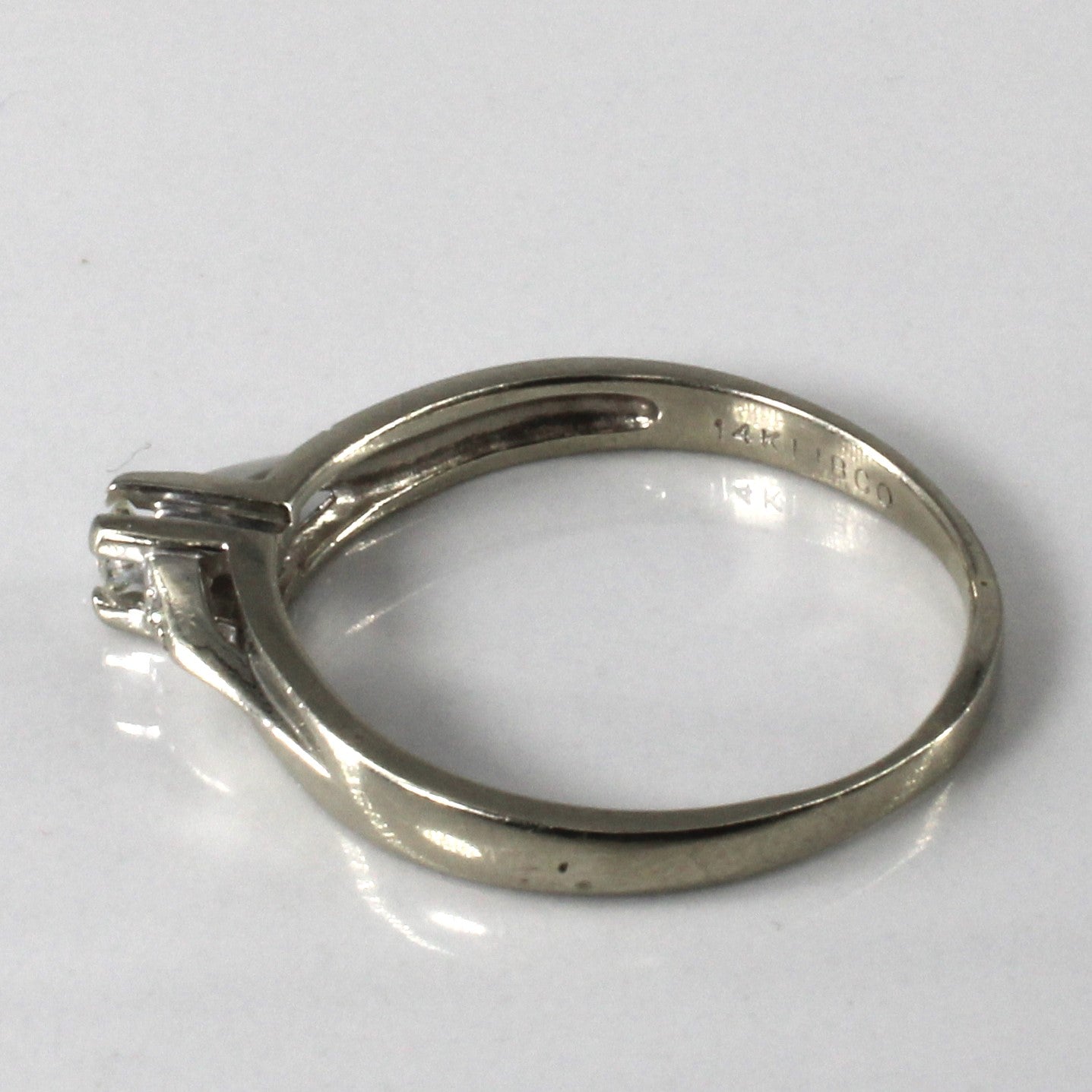 Three Stone Diamond Ring | 0.13ctw | SZ 9.75 |