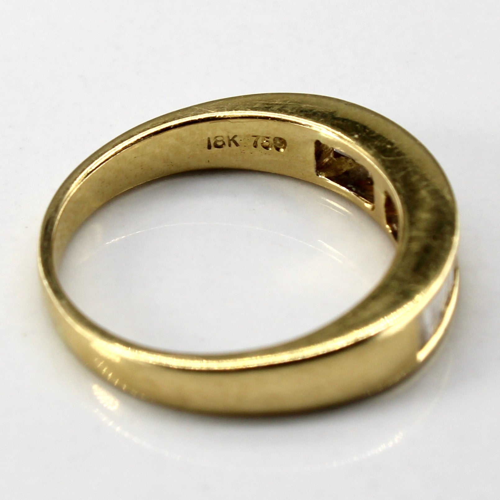 Baguette Diamond Channel Set Band | 0.42ctw | SZ 5.25 |