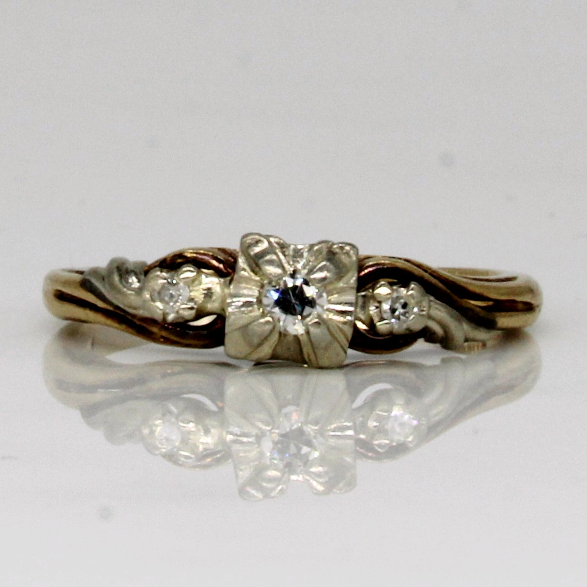 Three Stone Diamond Ring | 0.08ctw | SZ 5.5 |