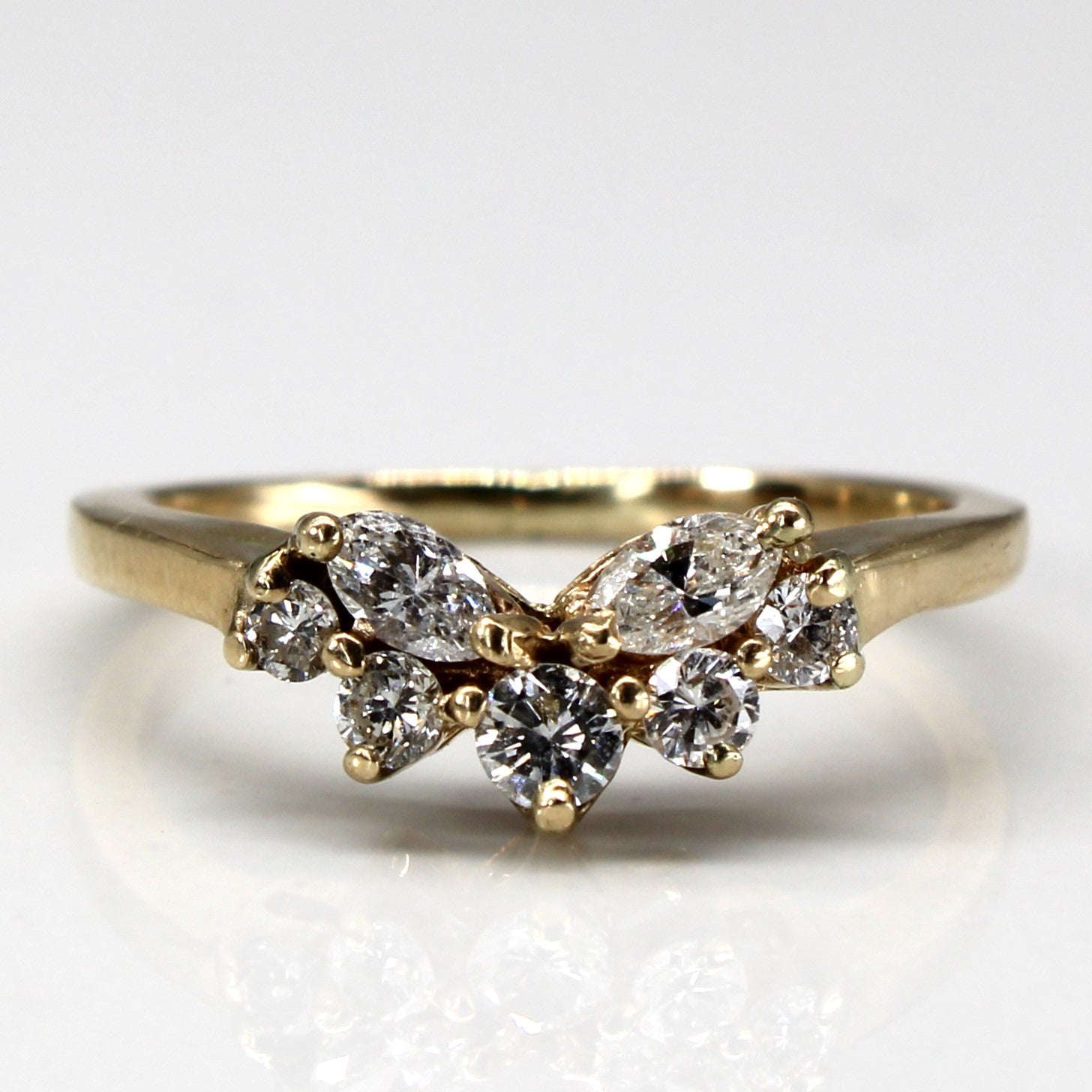 Chevron Multi Diamond Ring | 0.47ctw | SZ 6.75 |