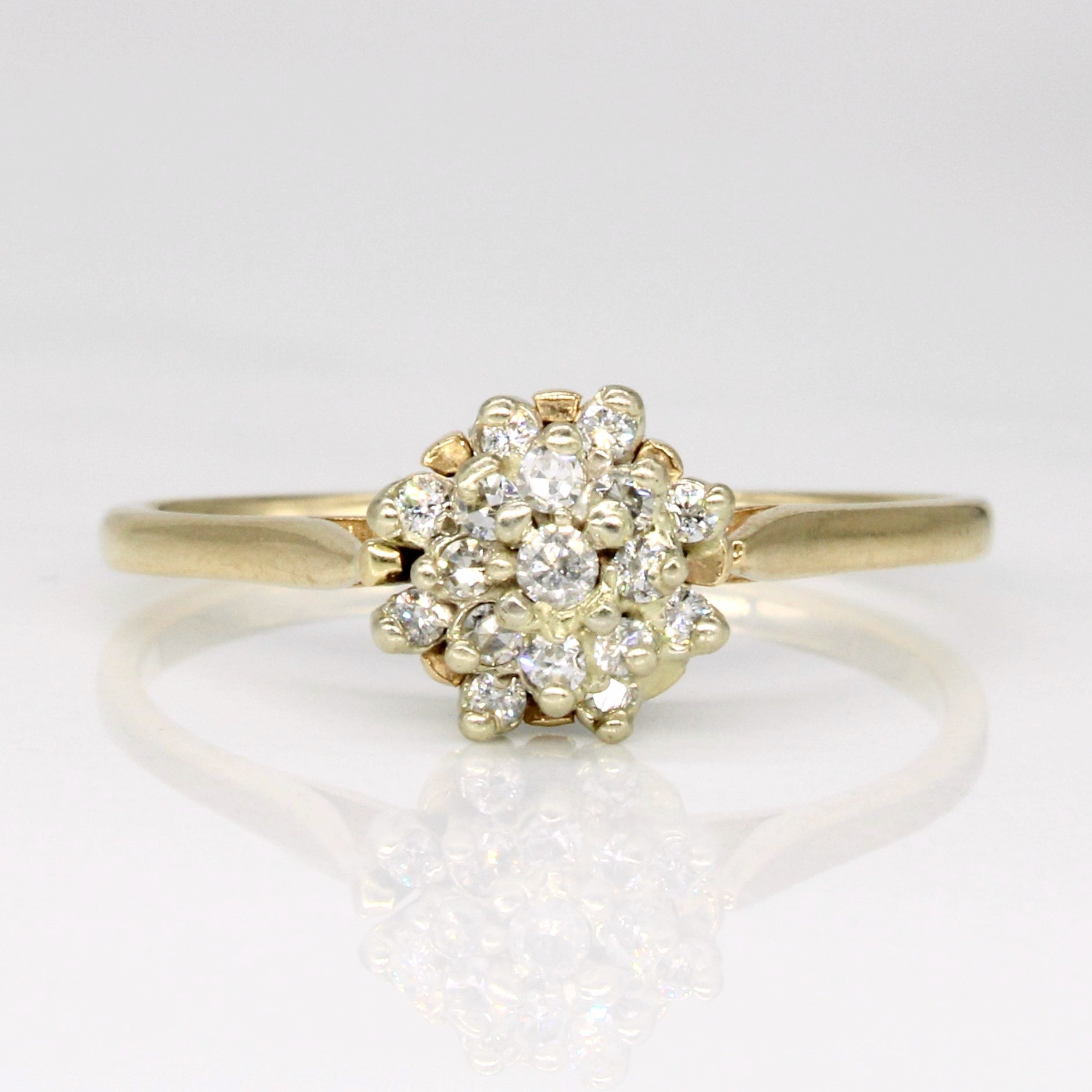 Diamond Cluster Ring | 0.18ctw | SZ 9.75 |