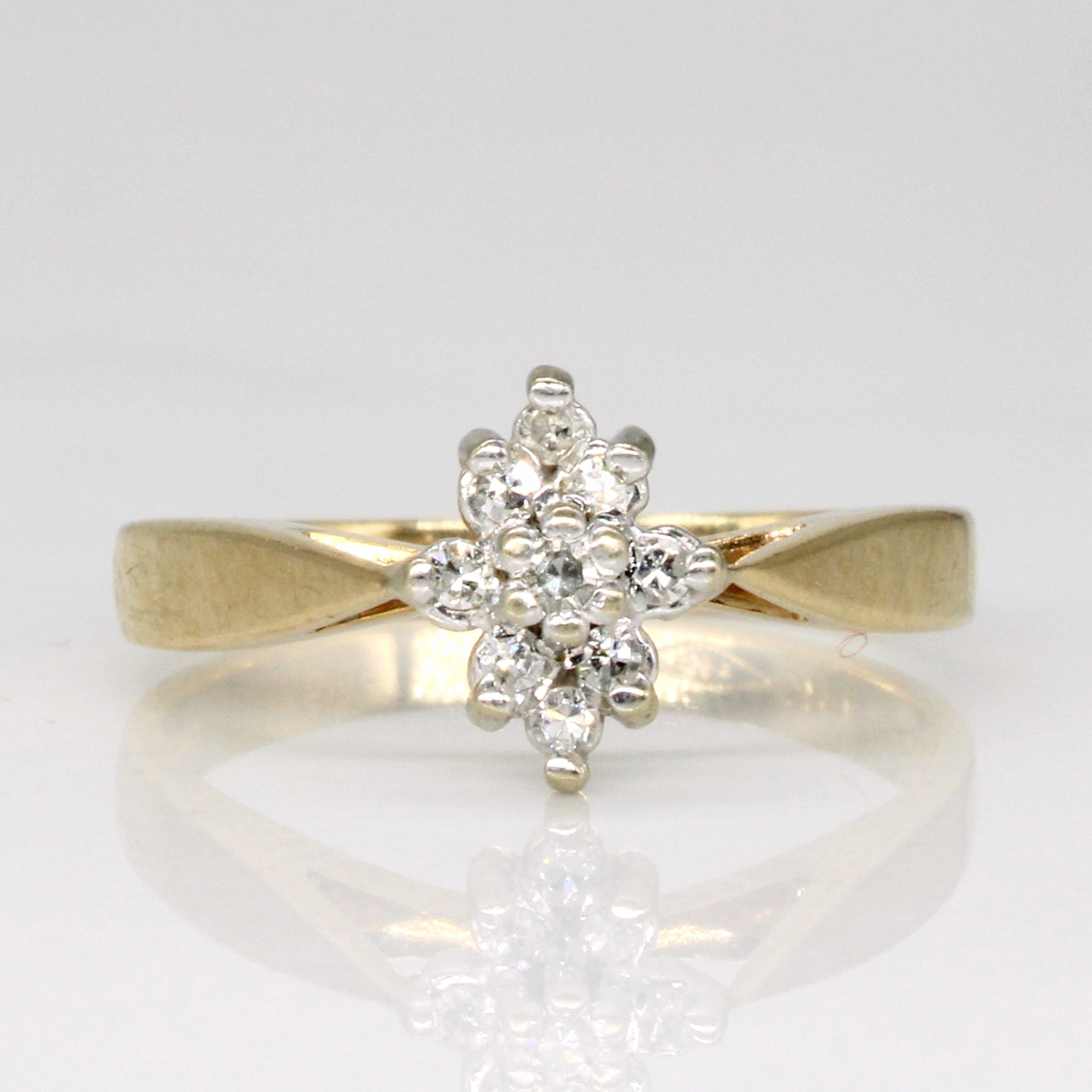 Diamond Cluster Ring | 0.10ctw | SZ 6 |
