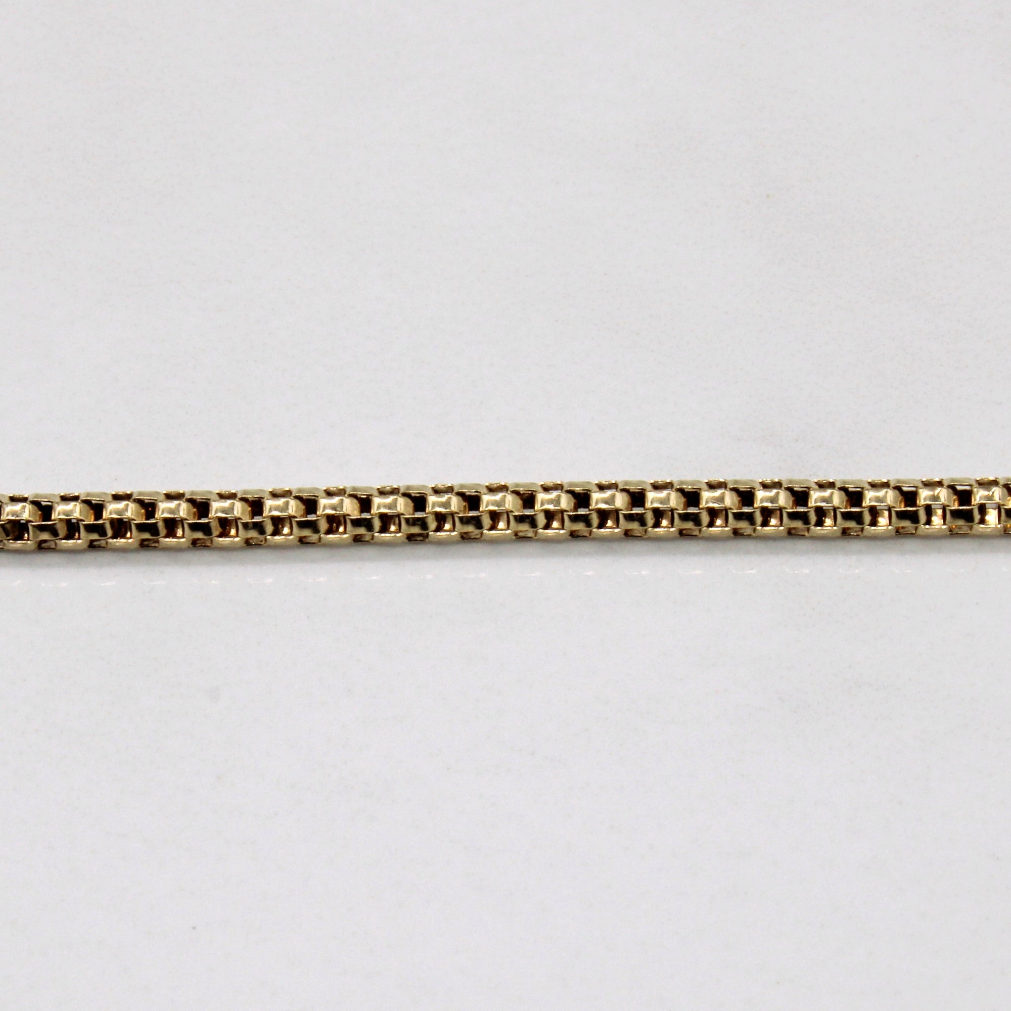 10k Yellow Gold Birdcage Link Bracelet | 9