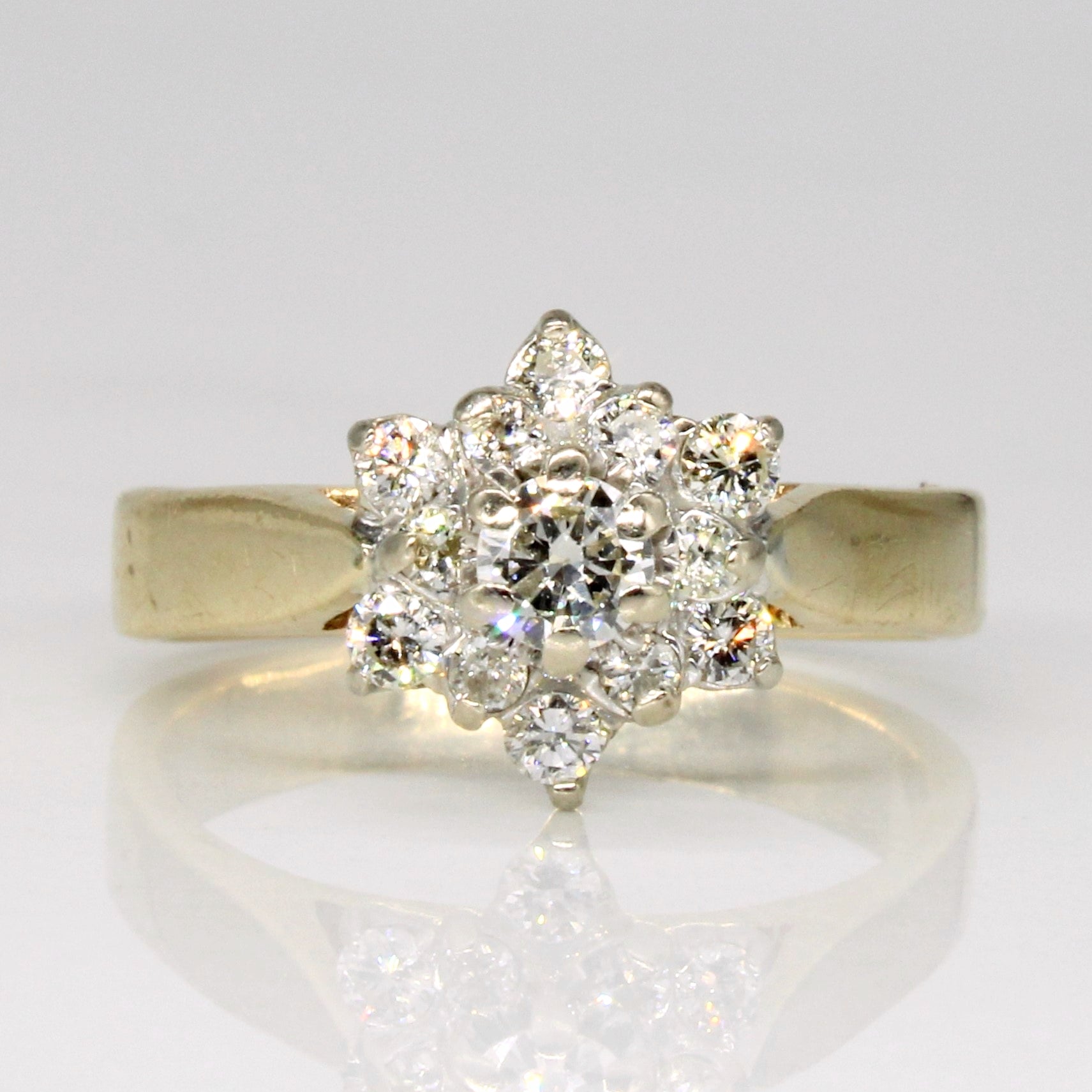 Diamond Cocktail Ring | 0.38ctw | SZ 6.5 |