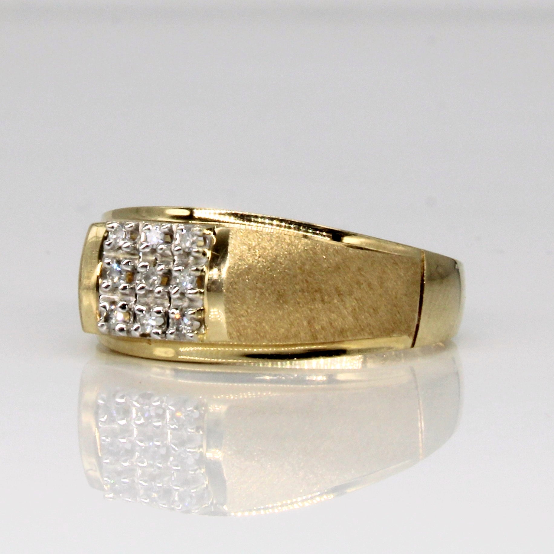 Diamond Grid Ring | 0.06ctw | SZ 10 |