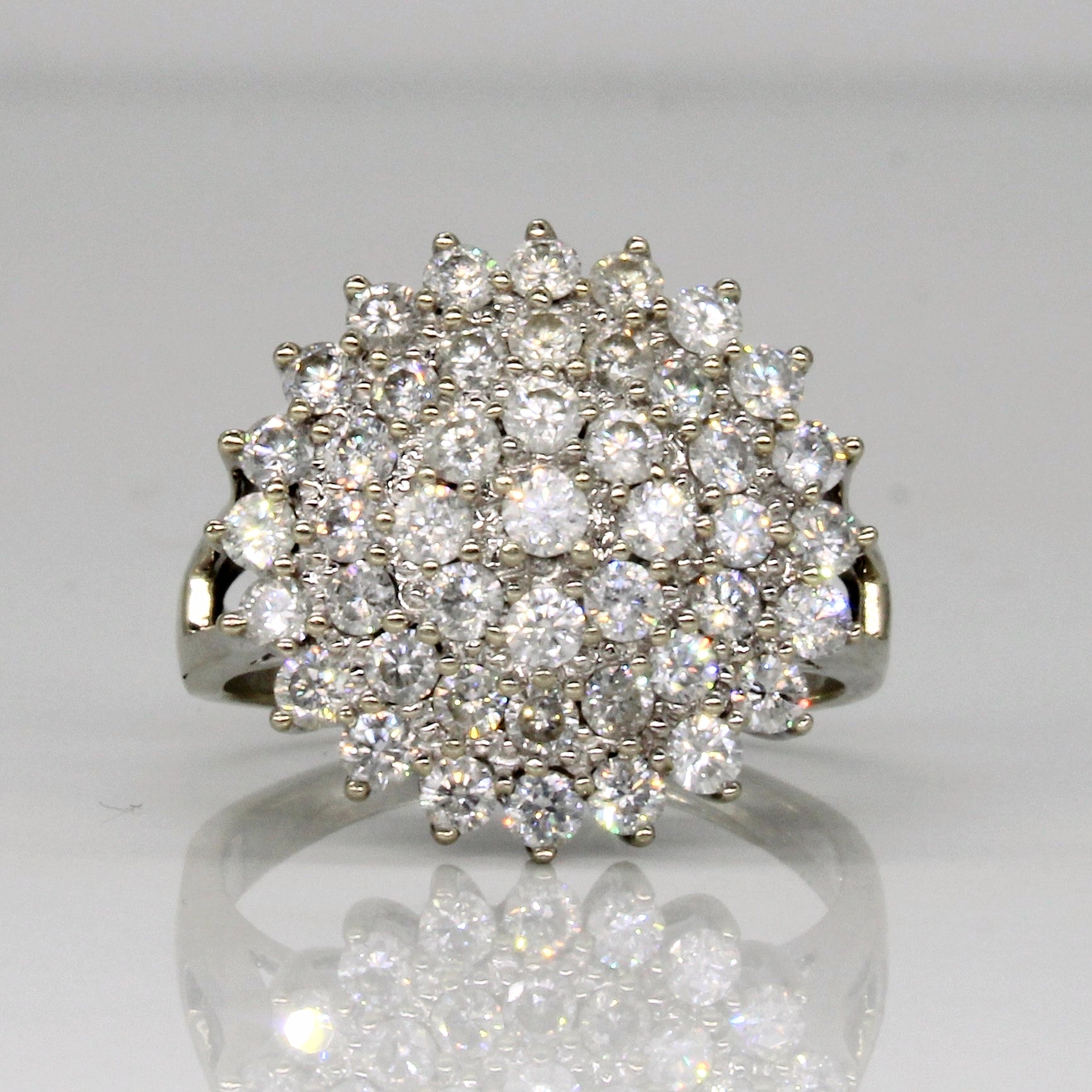 Pavé Diamond Ring | 1.60ctw | SZ 7.25 |