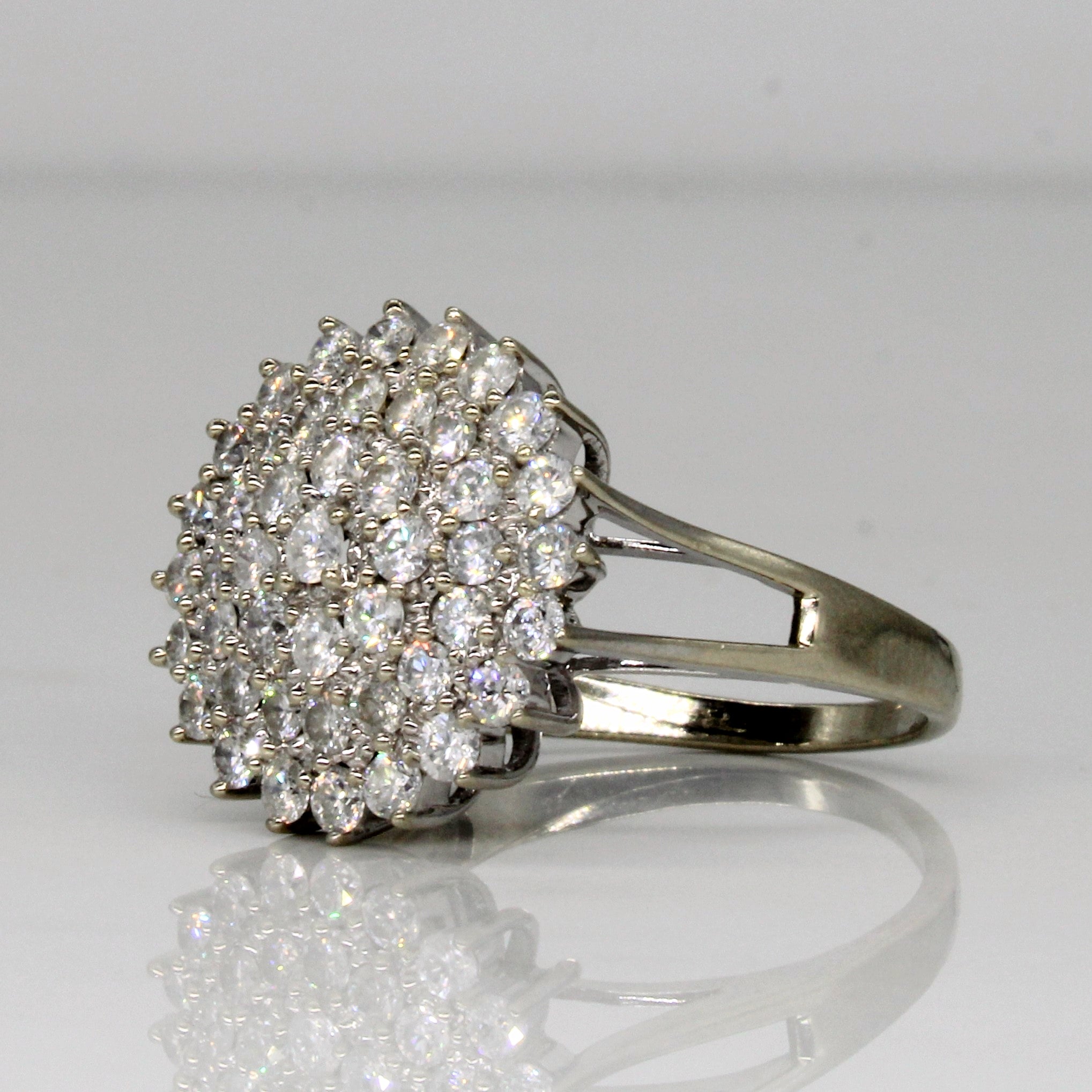 Pavé Diamond Ring | 1.60ctw | SZ 7.25 |