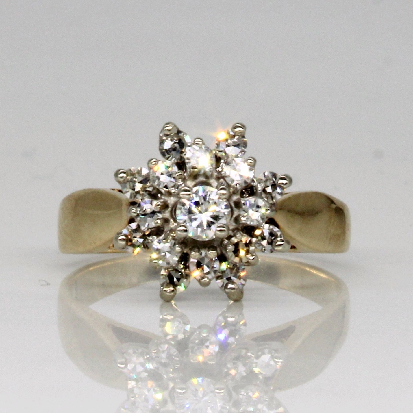 High Set Diamond Ring | 0.48ctw | SZ 6.5 |