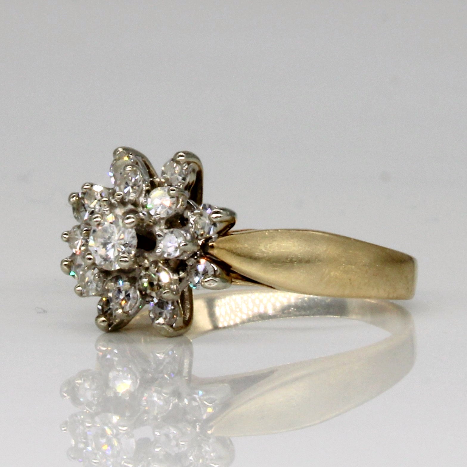 High Set Diamond Ring | 0.48ctw | SZ 6.5 |