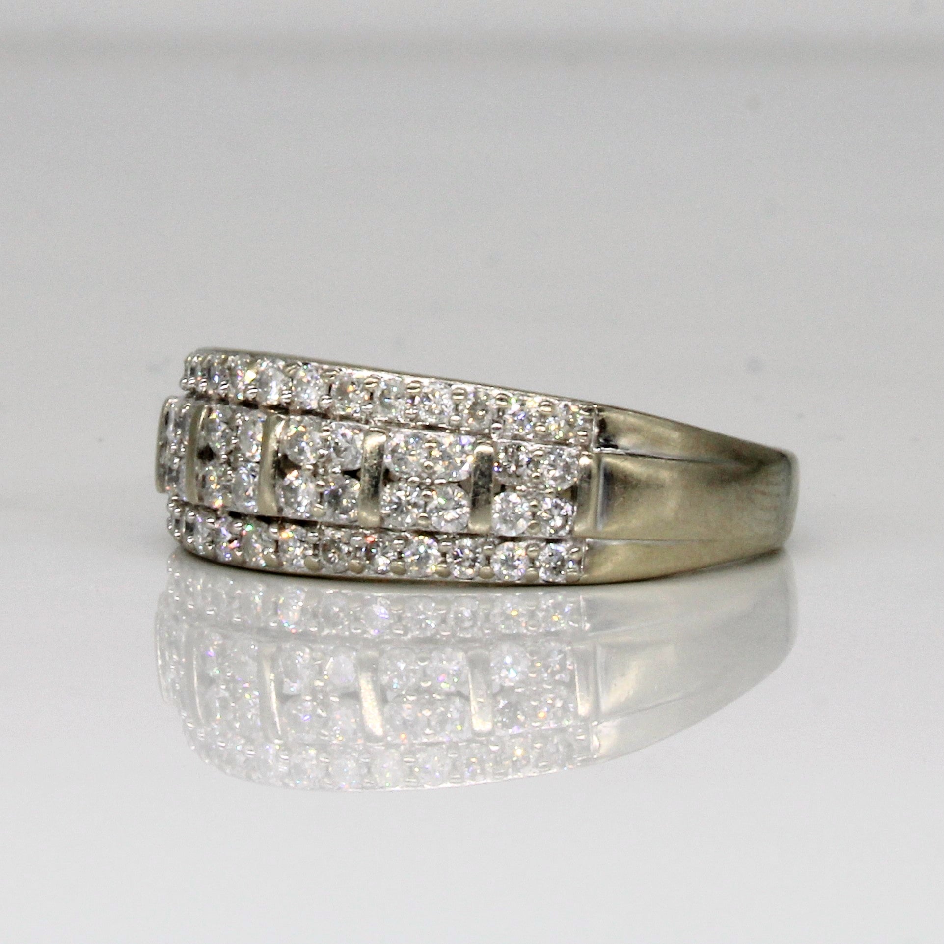 Diamond Cluster Ring | 0.80ctw | SZ 10.75 |