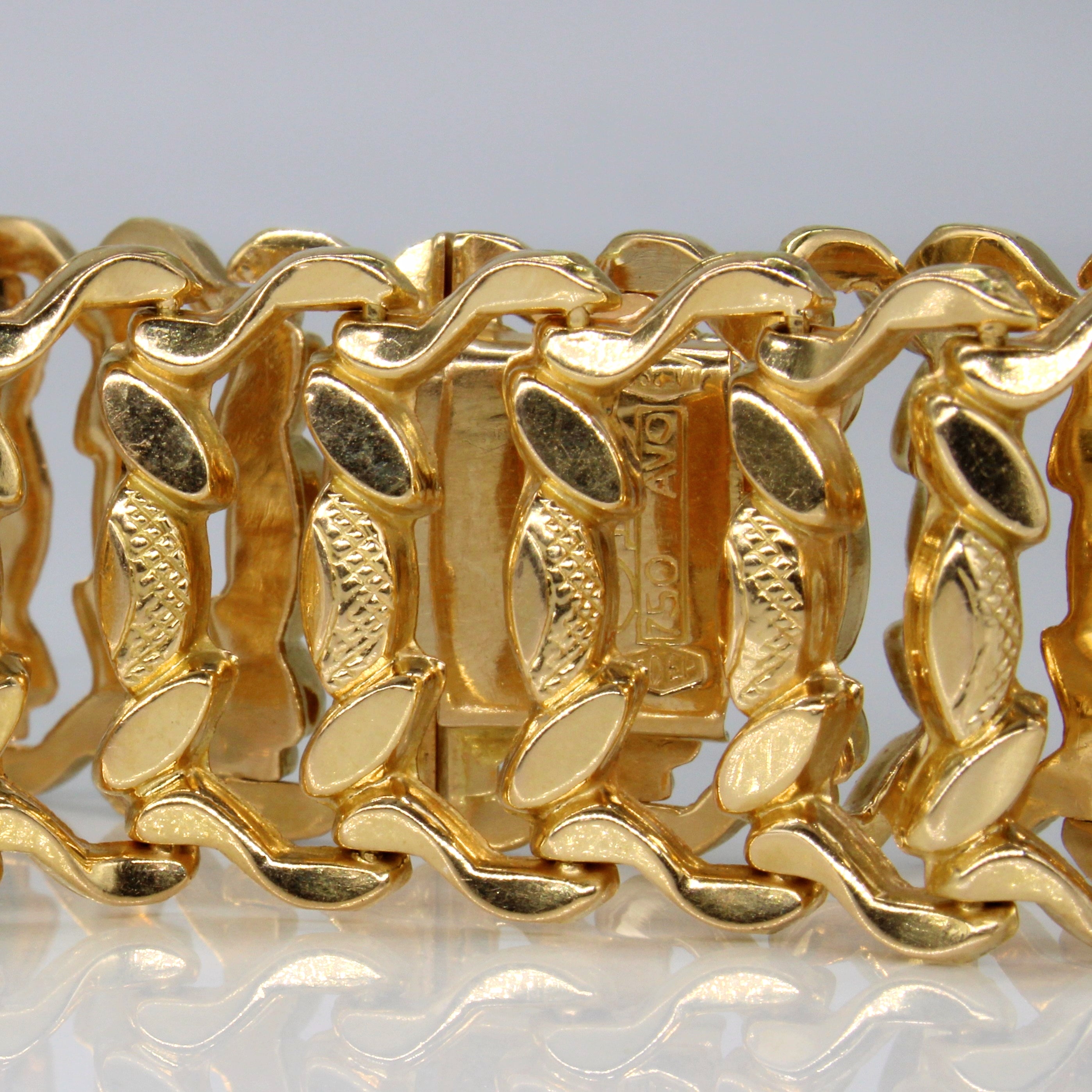 18k Yellow Gold Bracelet | 7" |