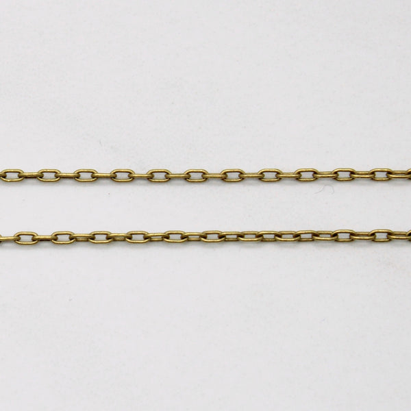 Rough Sapphire Drop Necklace | 6.10ctw | 16