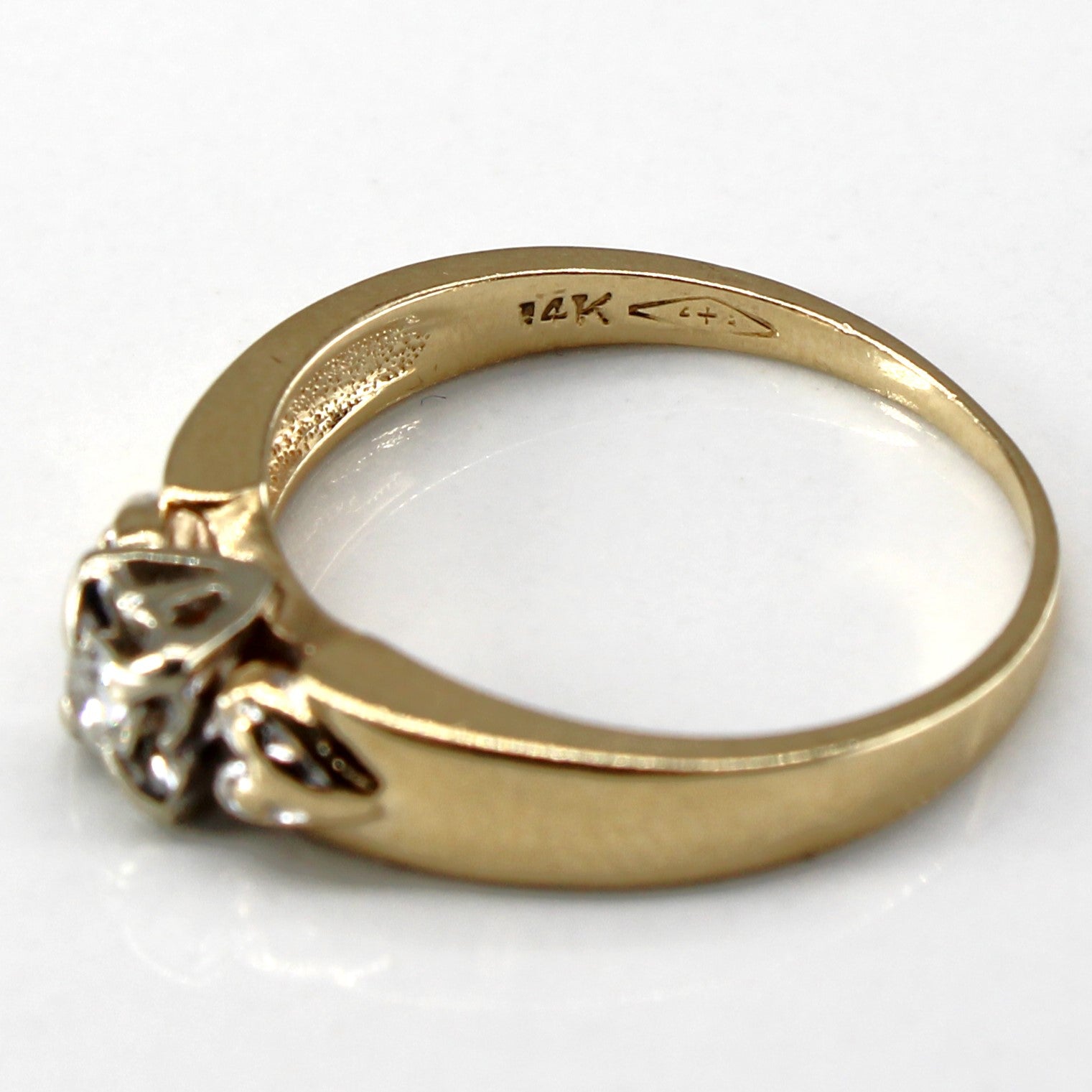 Solitaire Diamond Vintage Ring | 0.07ct | SZ 5.5 |