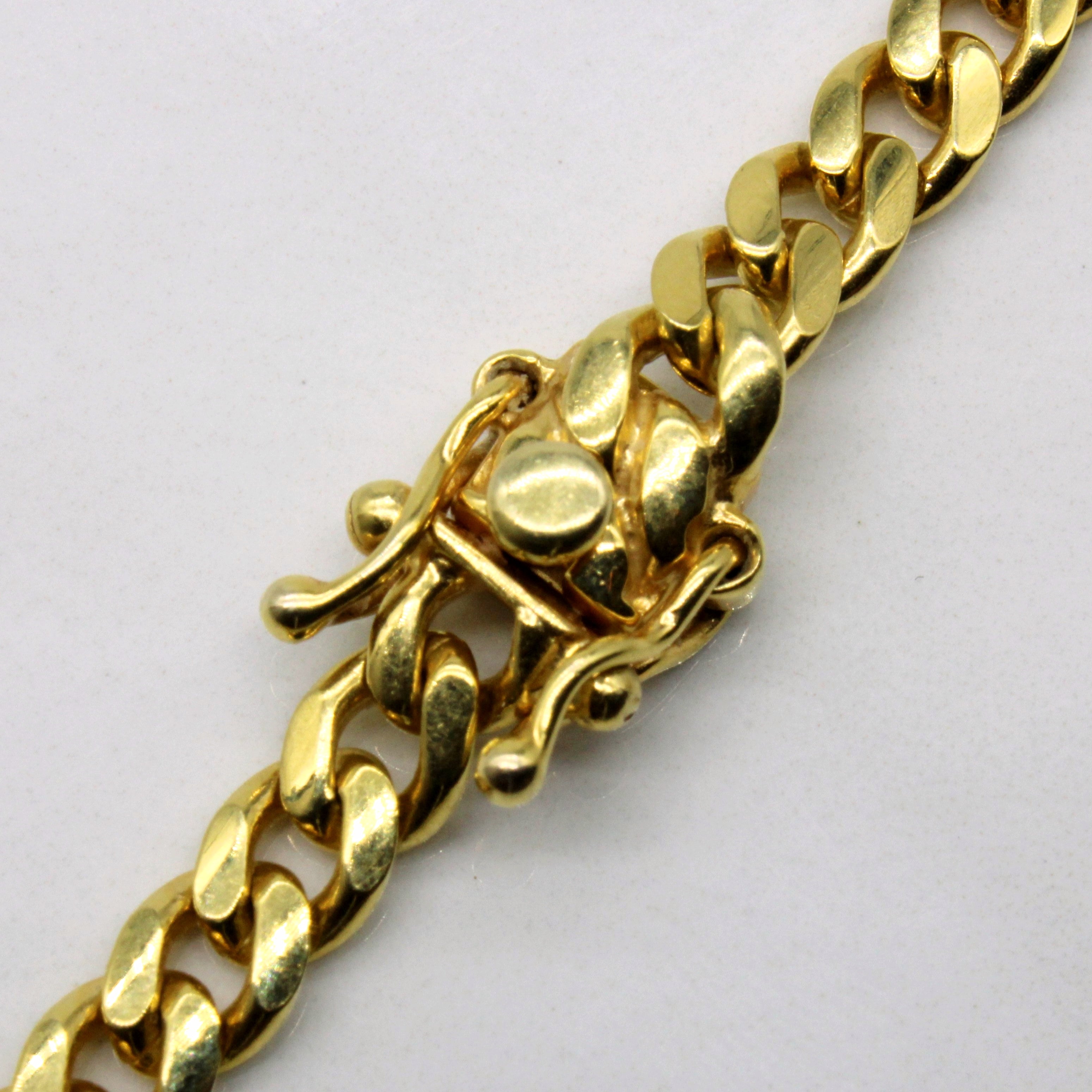 18k Yellow Gold Cuban Link Chain | 24" |