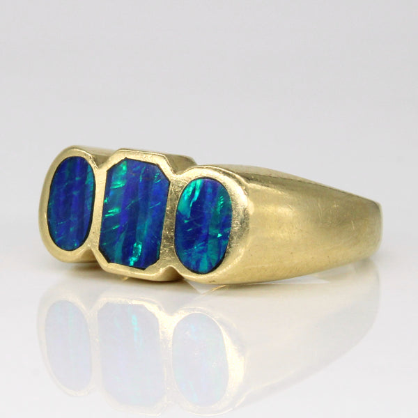 Opal Inlay Ring | 1.00ctw | SZ 8 |