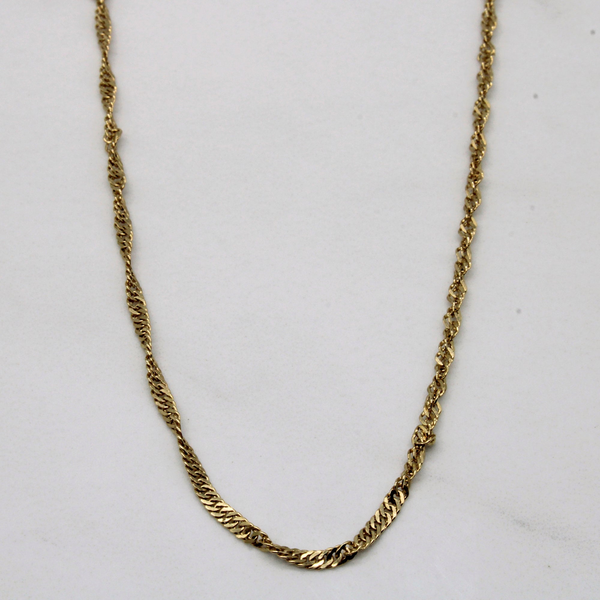 10k Yellow Gold Rope Chain | 24