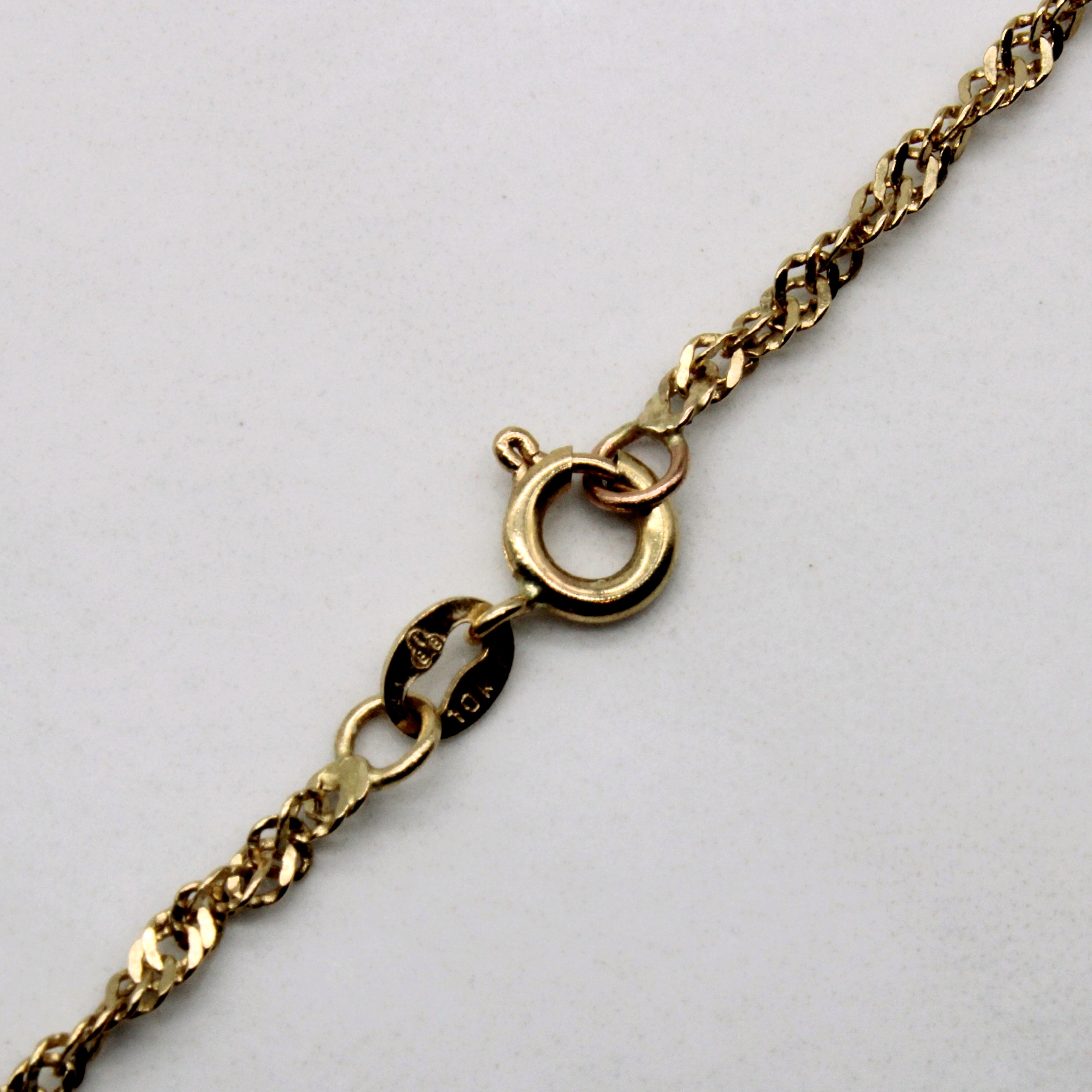 10k Yellow Gold Rope Chain | 24" |