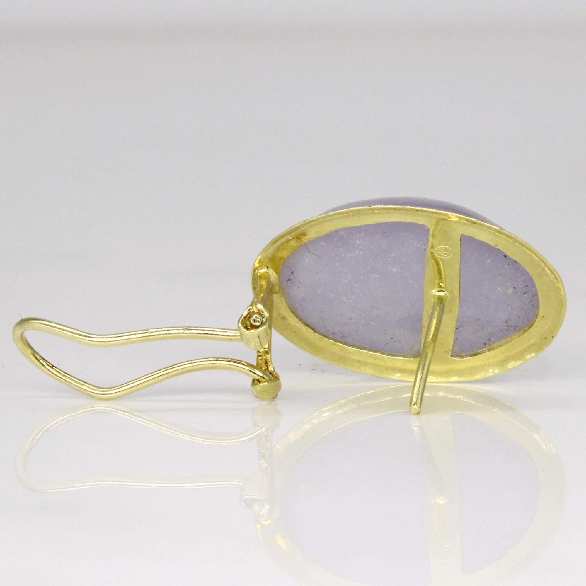Lavender Jade 14k Earrings | 18.00ctw |