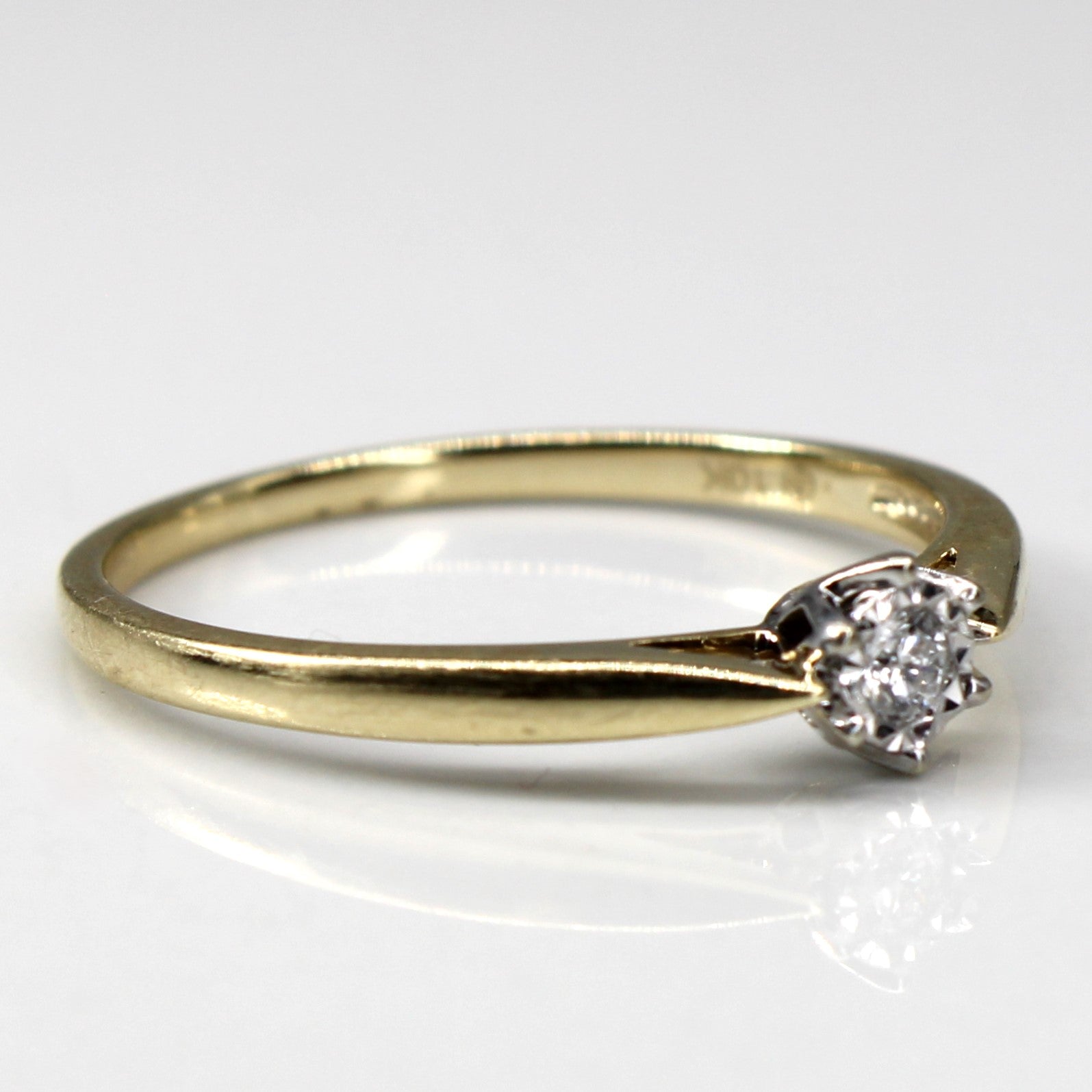 Solitaire Diamond Ring | 0.04ct | SZ 7.25 |