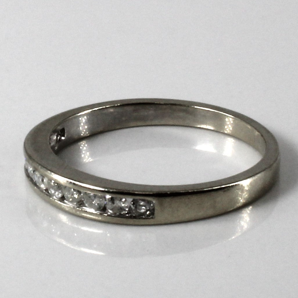 Channel Set Diamond Wedding Band | 0.25ctw | SZ 6.25 |