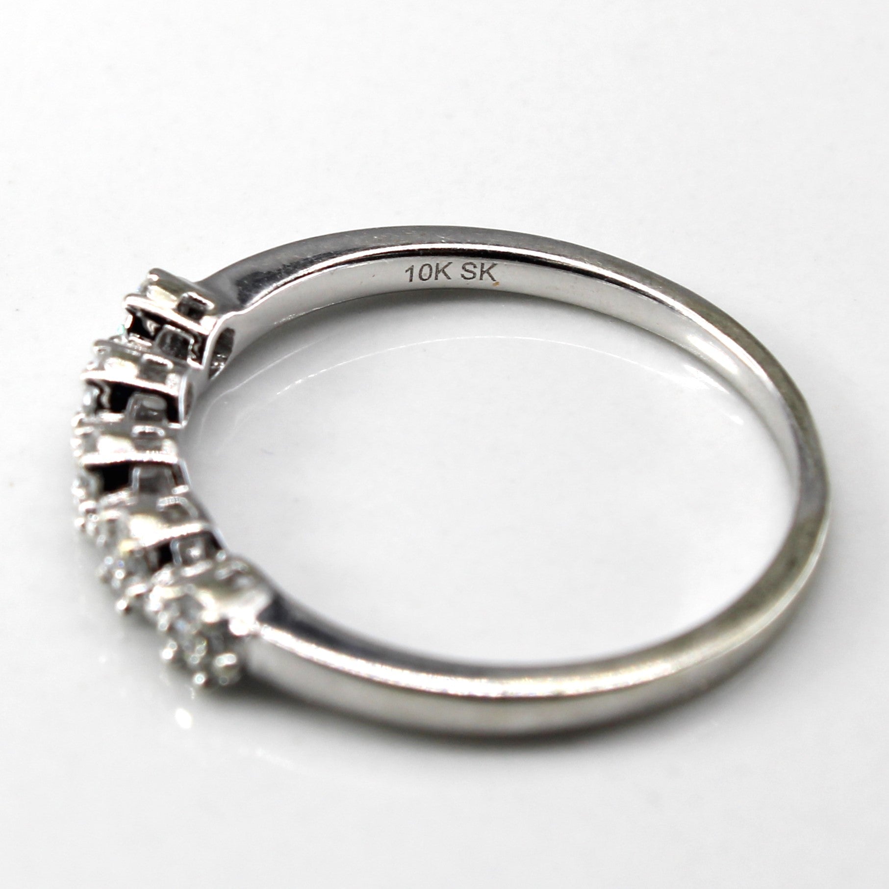 Cluster Diamond White Gold Ring | 0.15ctw | SZ 6.75 |