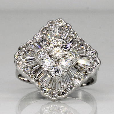 Diamond Cluster Ring | 2.04ctw | SZ 8.25 |