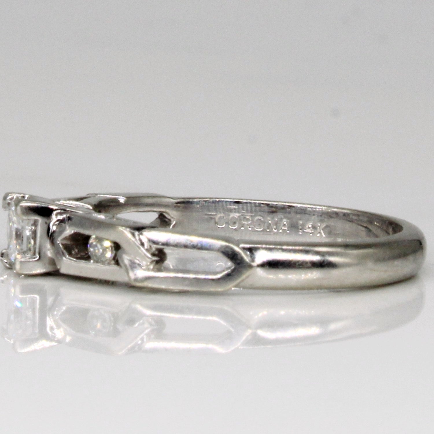 Diamond Wedding Ring Set | 0.35ctw | SZ 6.25 |