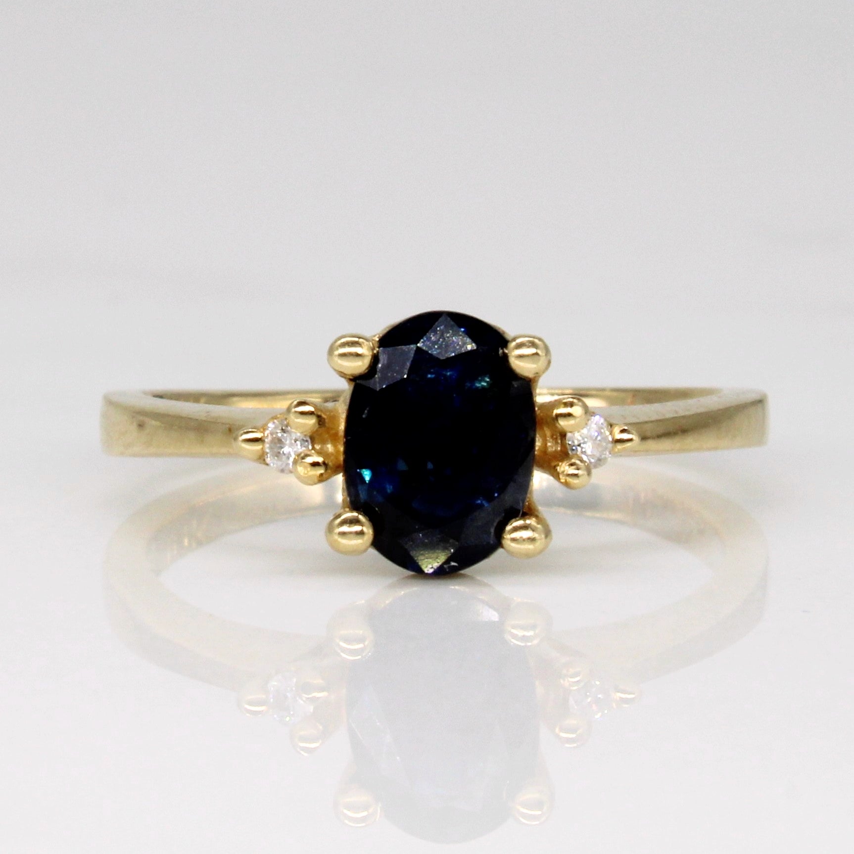 Sapphire & Diamond Ring | 0.80ct, 0.02ctw | SZ 5.75 |