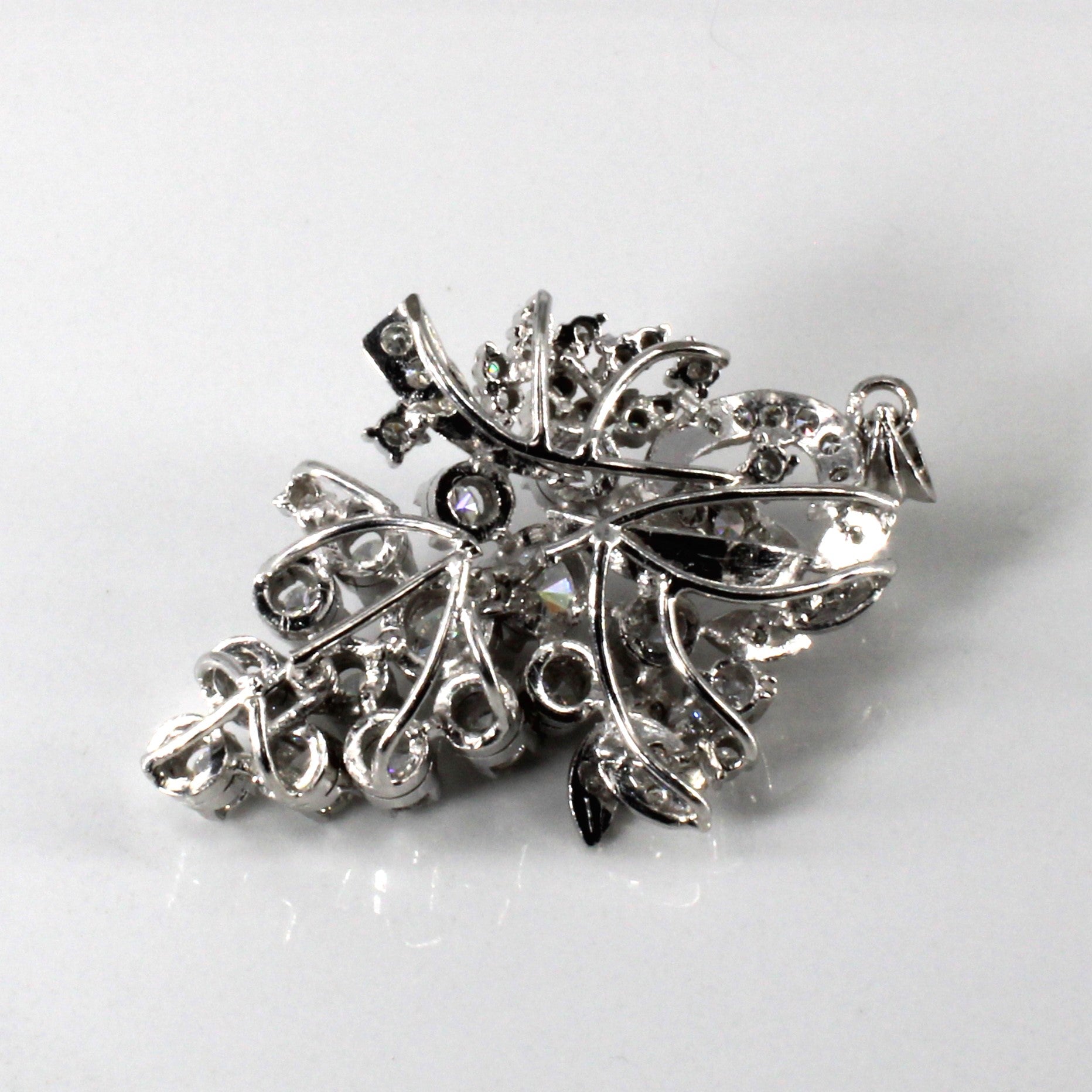 Prong Set Diamond Pendant/Brooch | 2.38ctw |