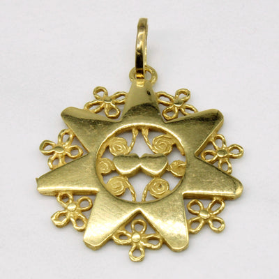18k Yellow Gold Pendant